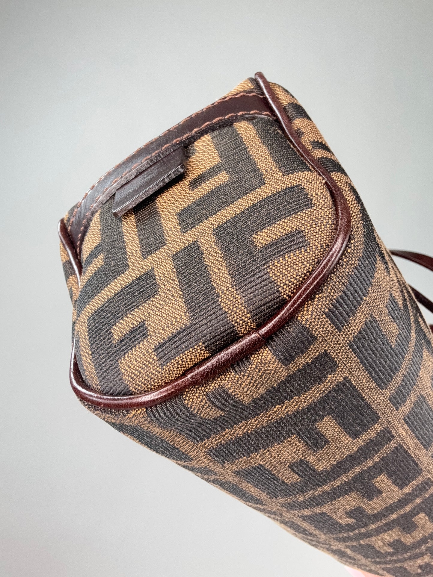Fendi Zucca Vintage Rare East West Bag