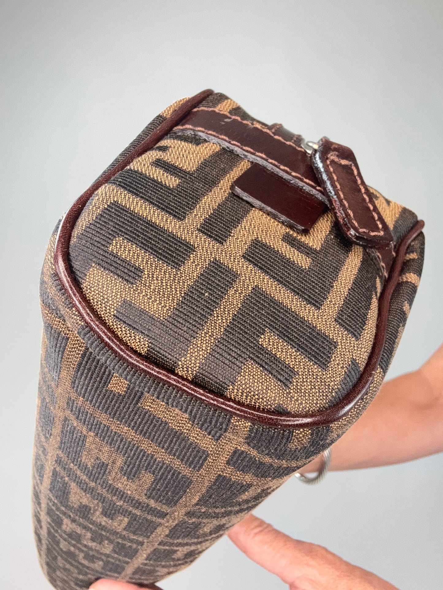 Fendi Zucca Vintage Rare East West Bag