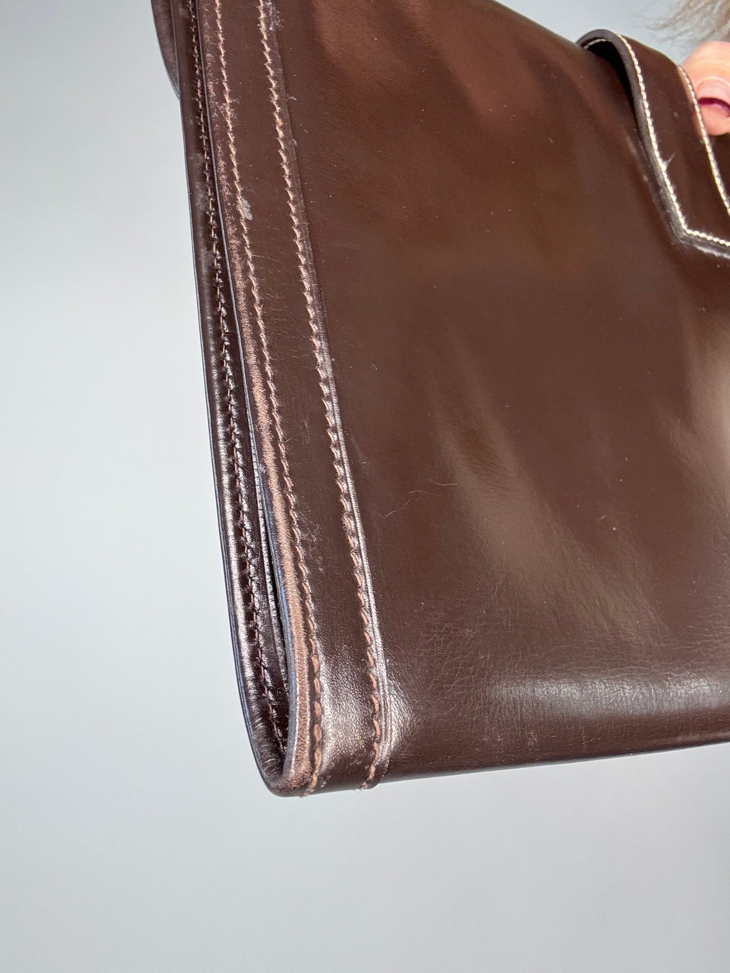 Hermes Jige PM Chocolate Brown