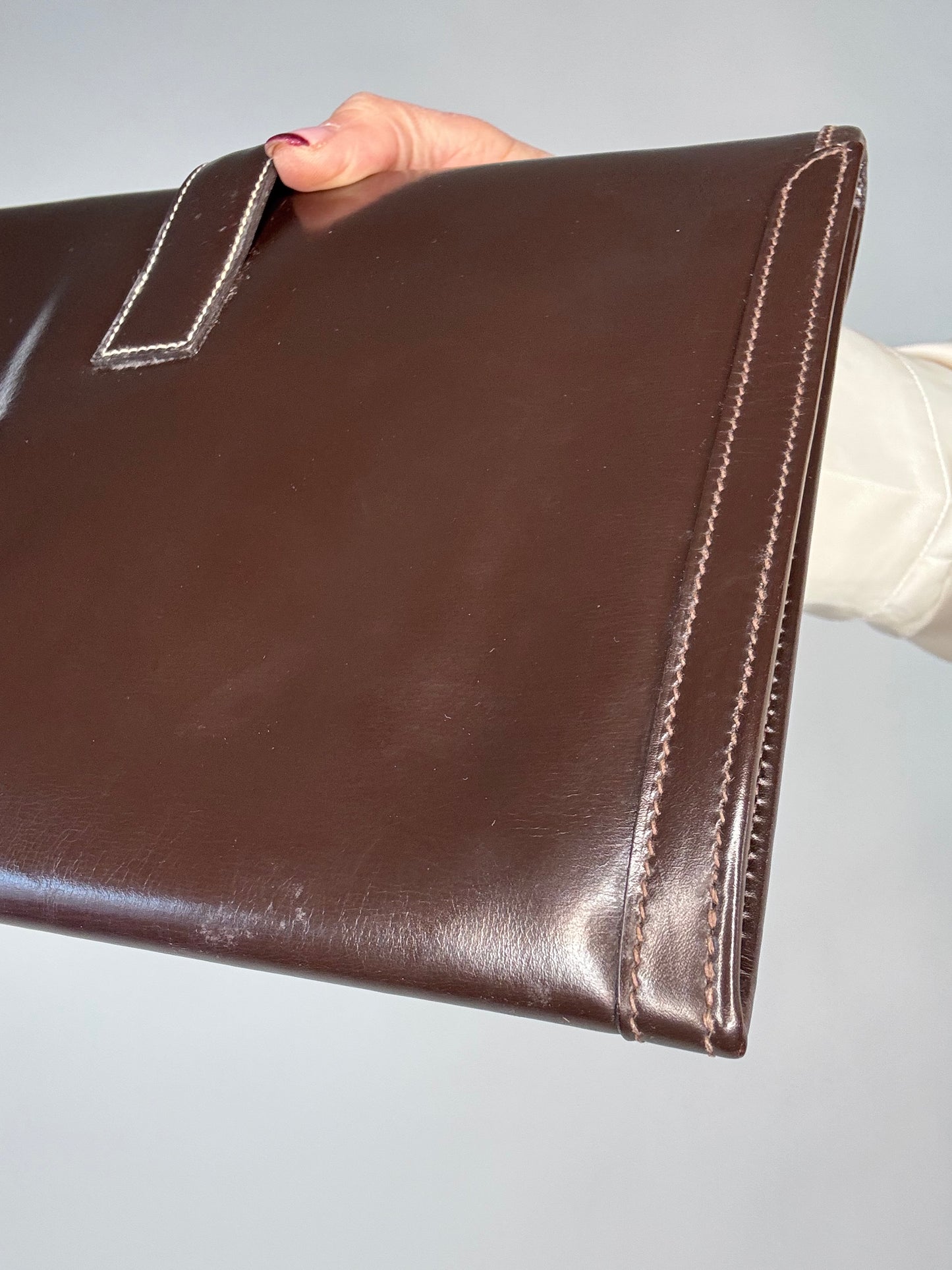 Hermes Jige PM Chocolate Brown