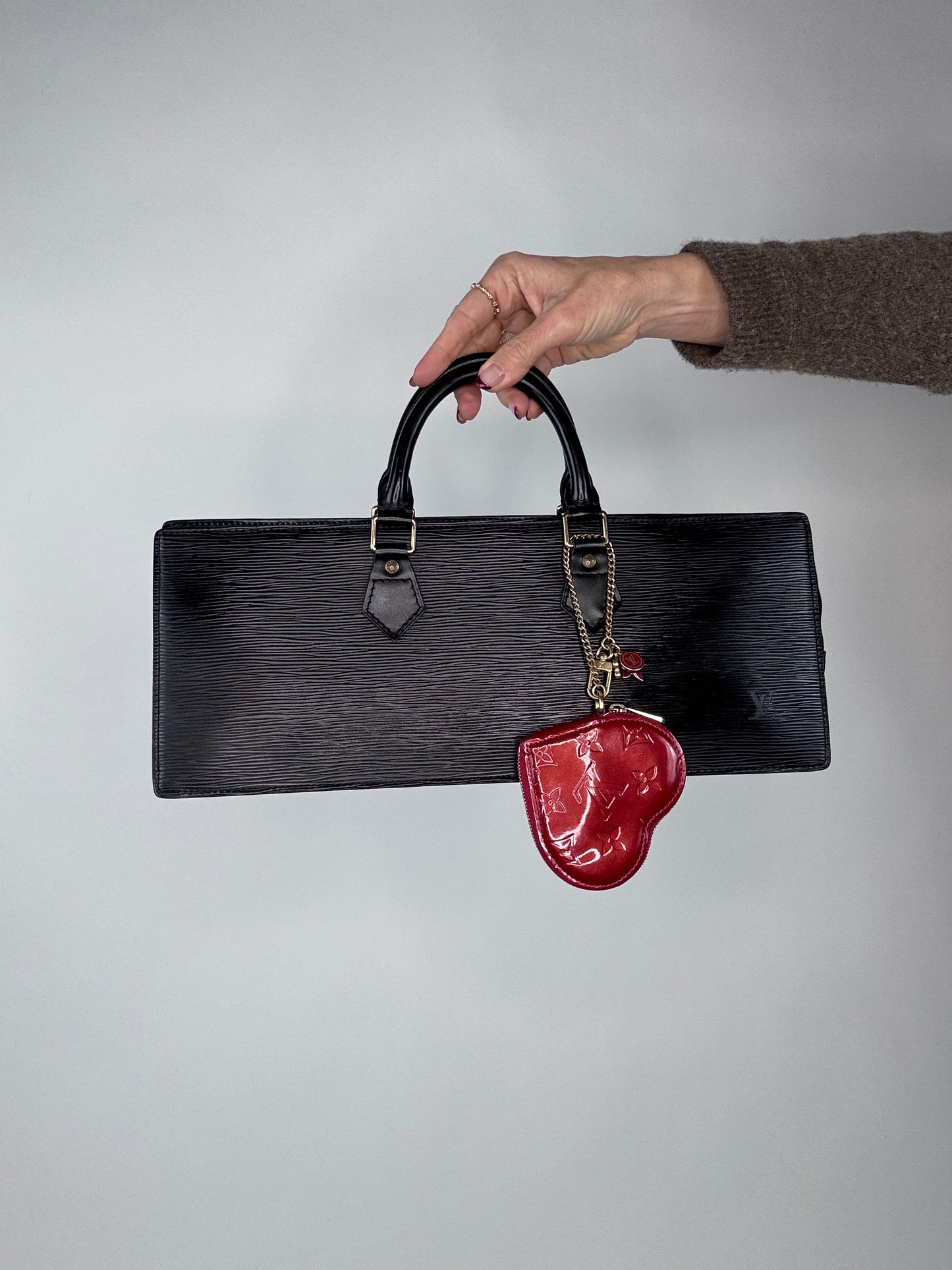 Louis Vuitton Vernes Red Coin/Key Pouch