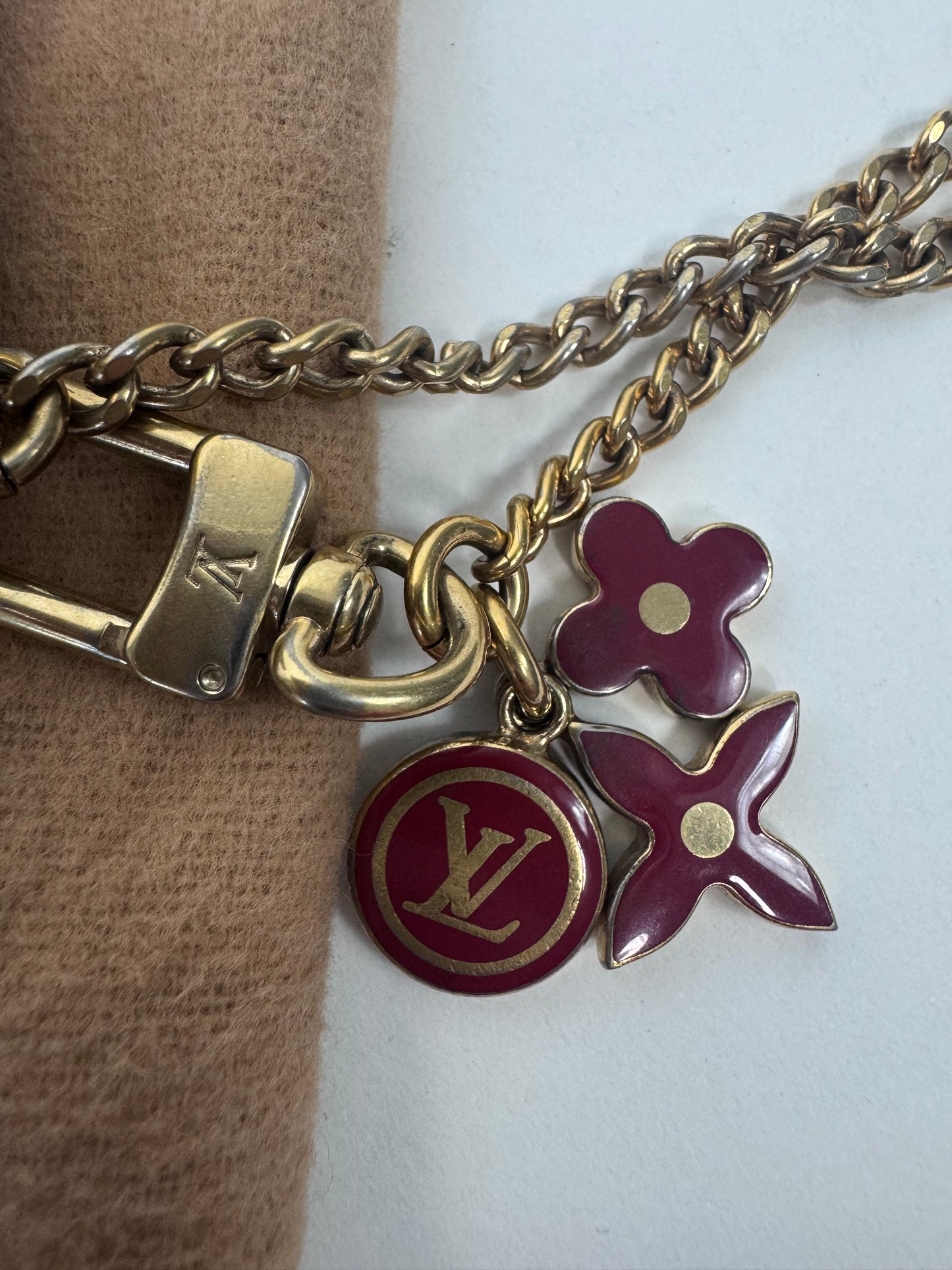 Louis Vuitton Vernes Red Coin/Key Pouch