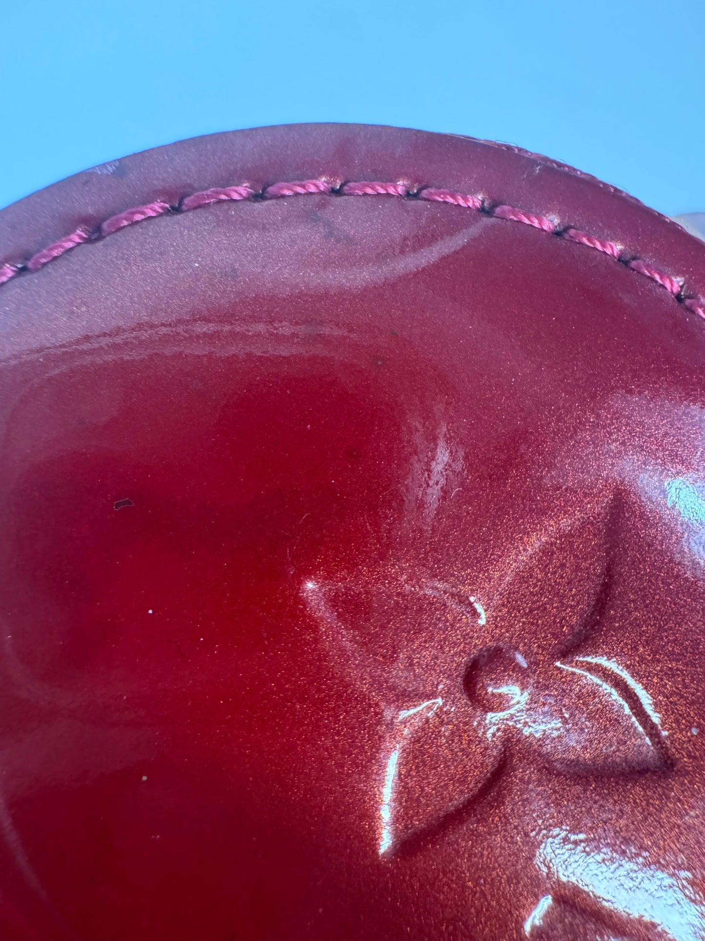 Louis Vuitton Vernes Red Coin/Key Pouch