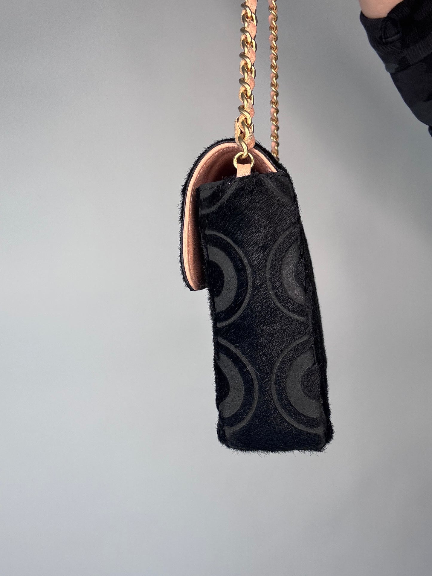 Chanel COCO Pony Hair East to West Shoulder Bag