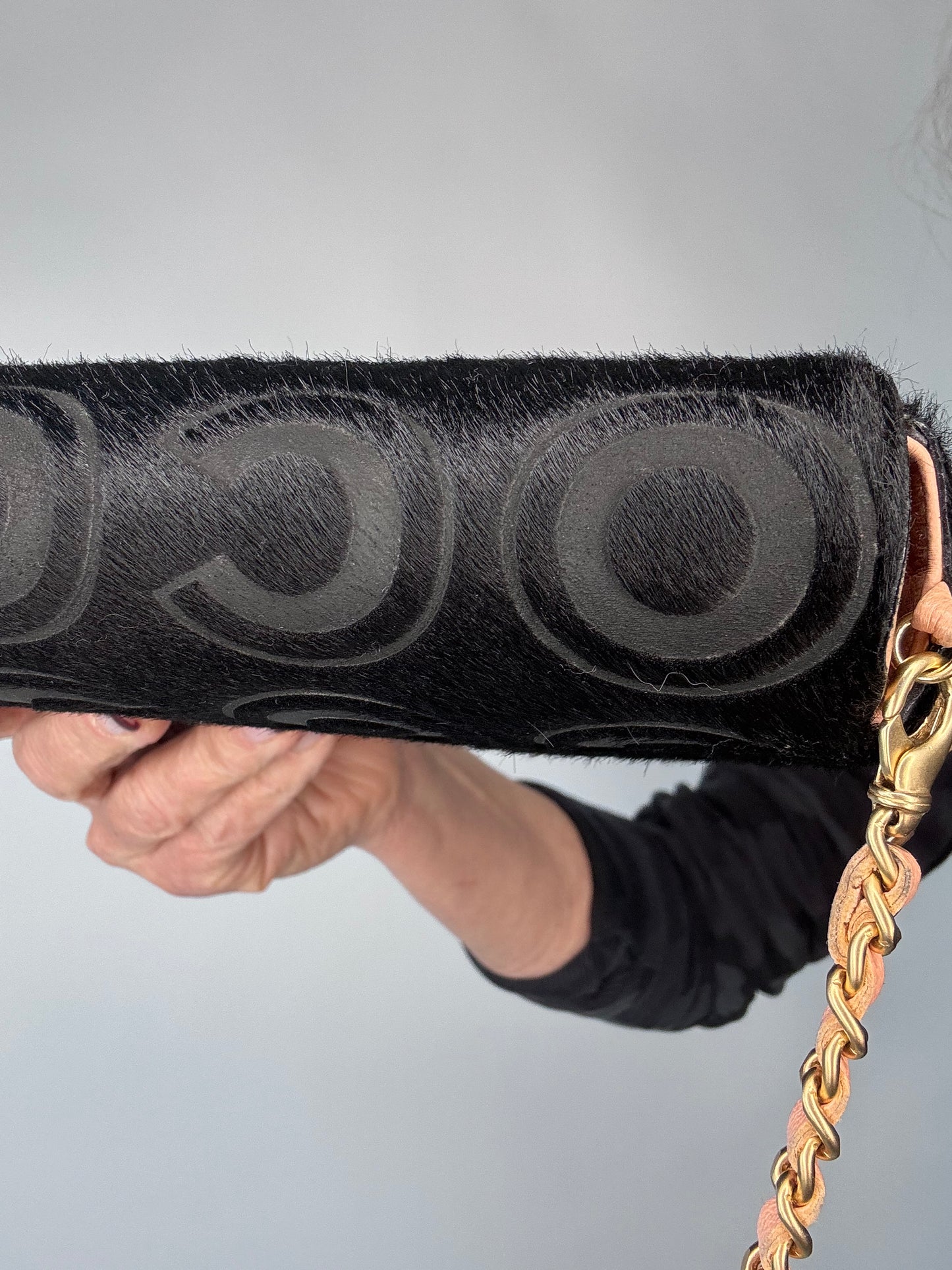 Chanel COCO Pony Hair East to West Shoulder Bag