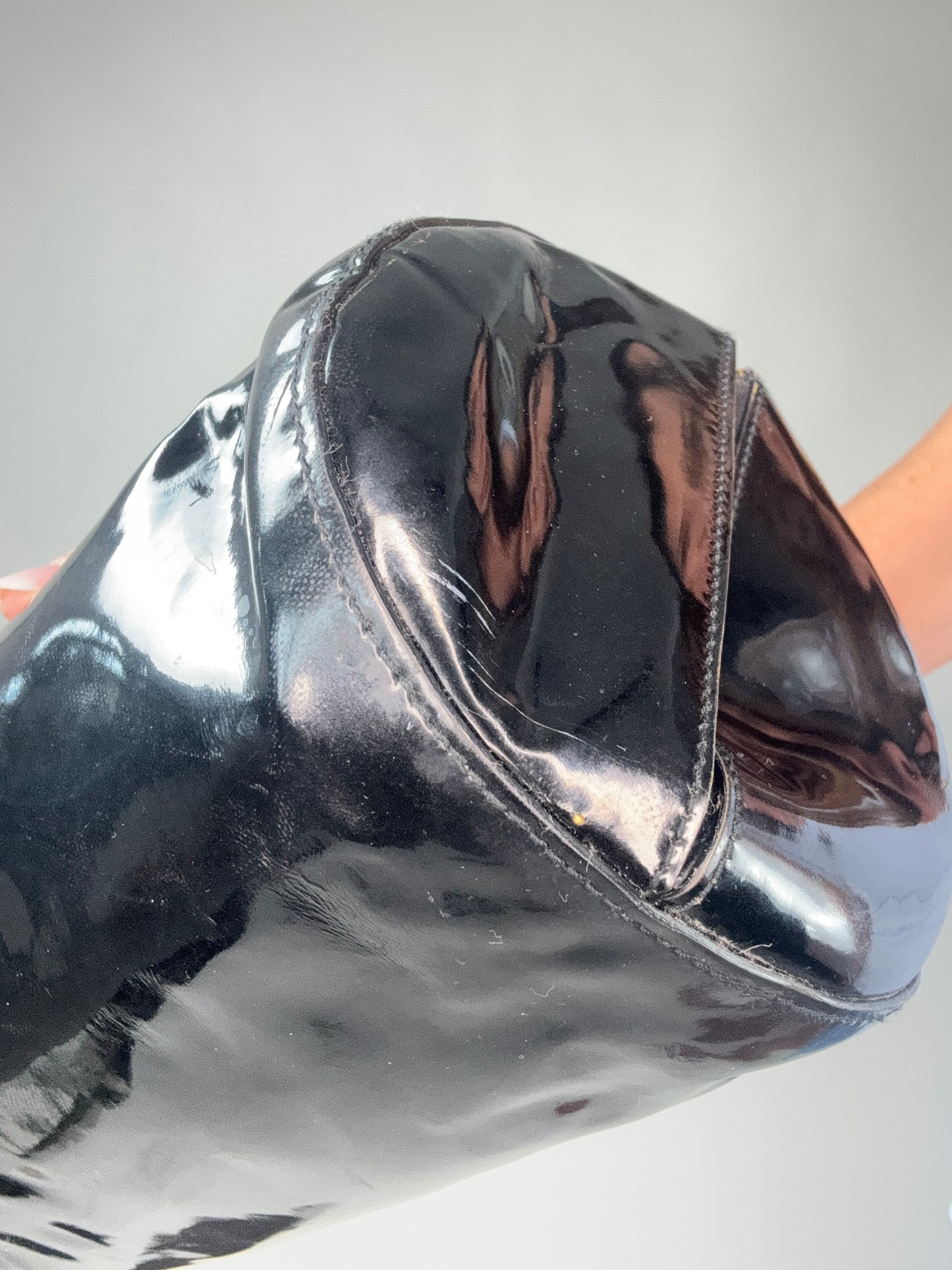 Miu Miu East To West Vintage Patent Leather