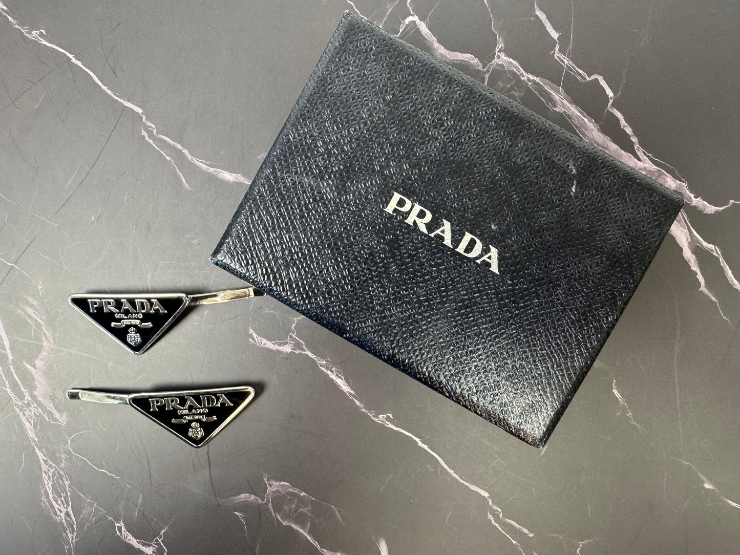 Prada hair Clips