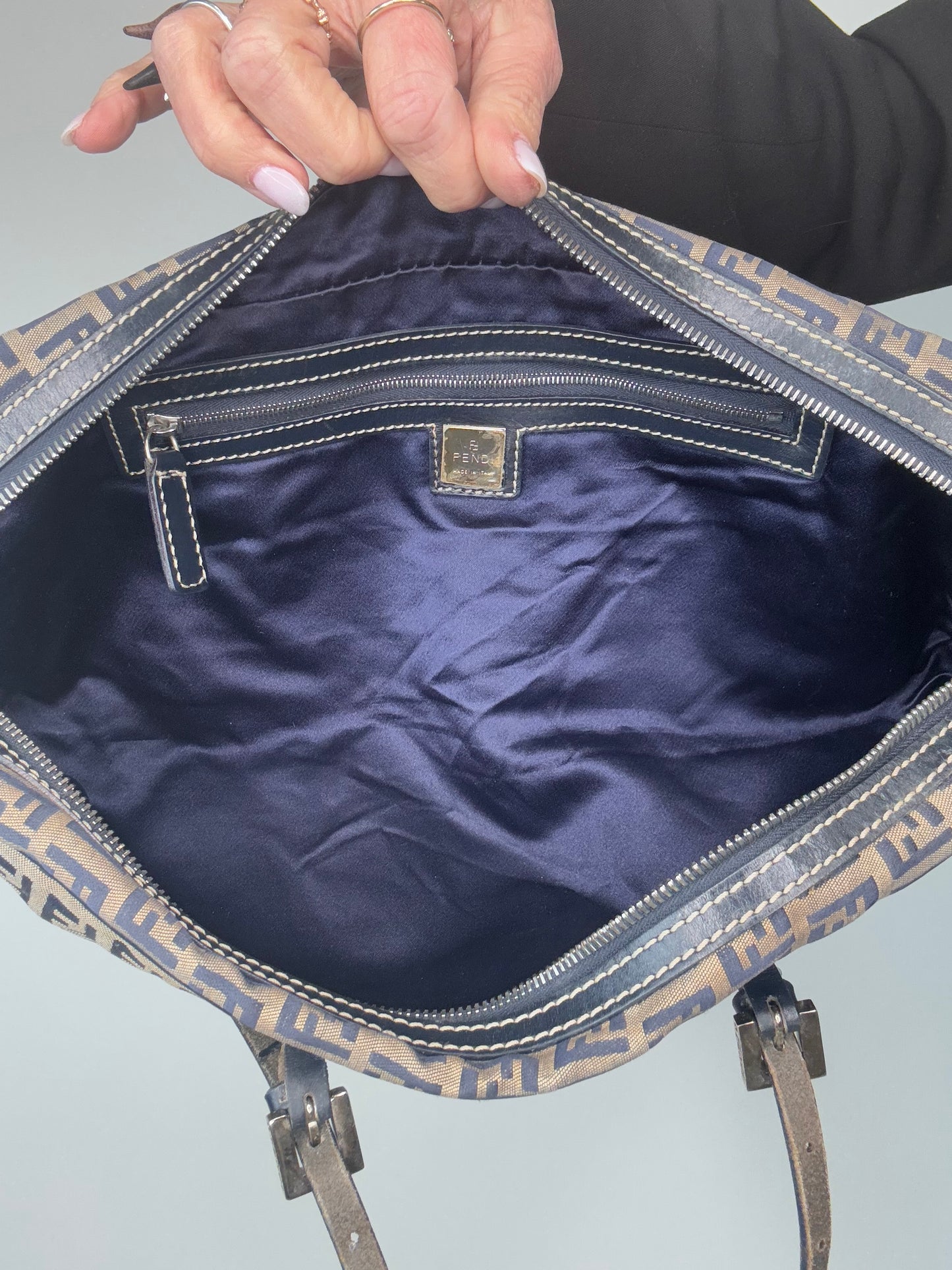 Fendi East To West Zucchino Tote Bag