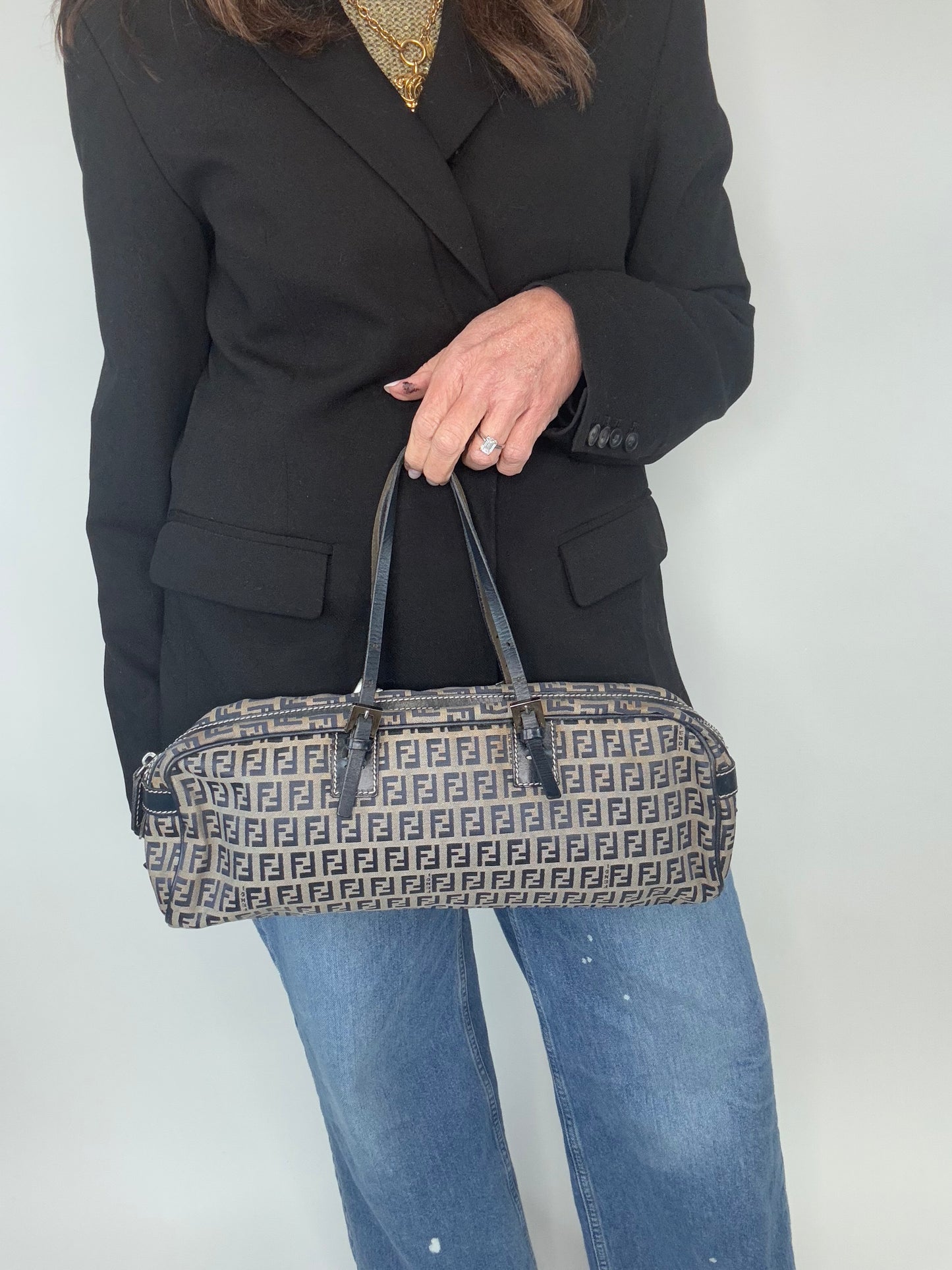 Fendi East To West Zucchino Tote Bag