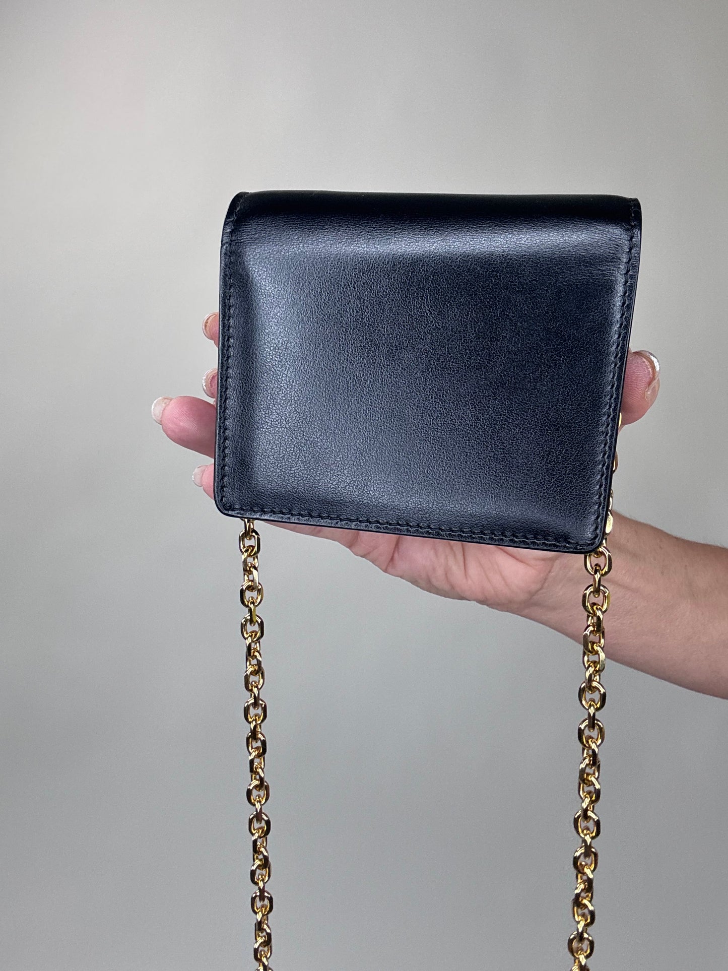Celine Rare Mini Vintage Triomphe Crossbody Bag