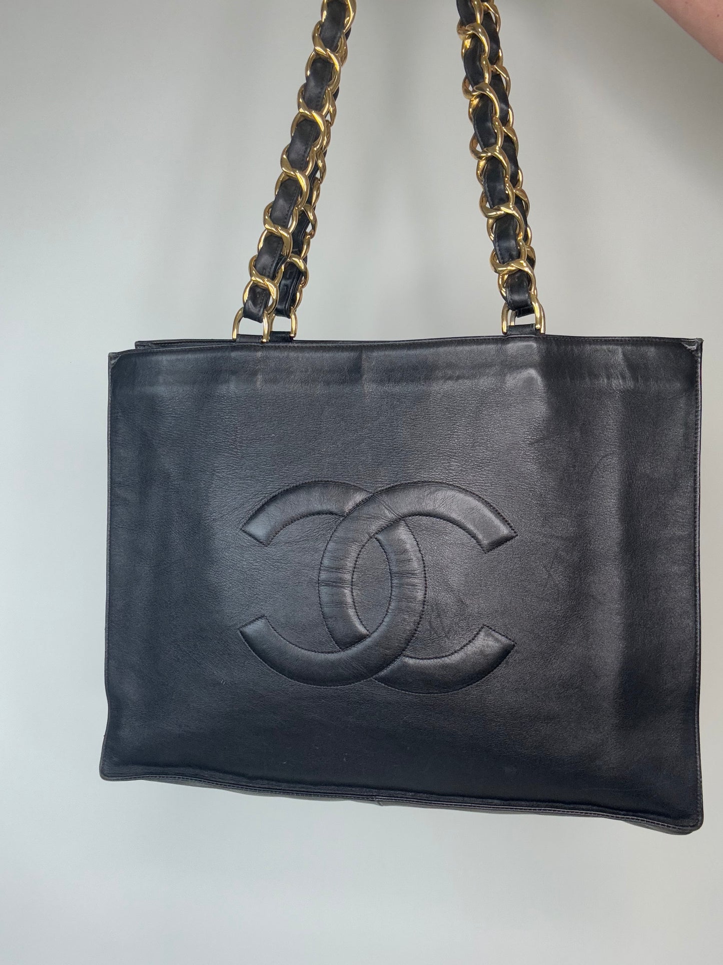 Chanel Deca Chunky Chain Tote