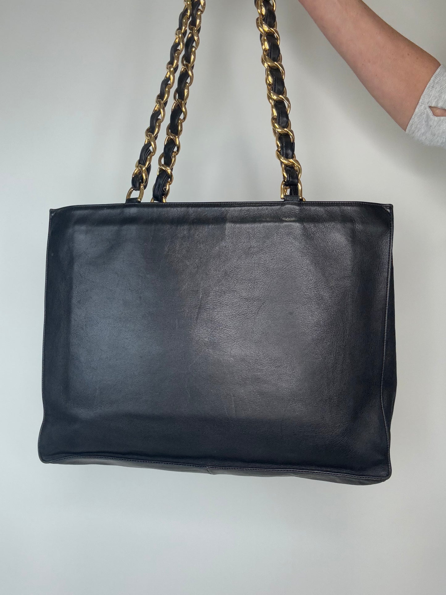 Chanel Deca Chunky Chain Tote