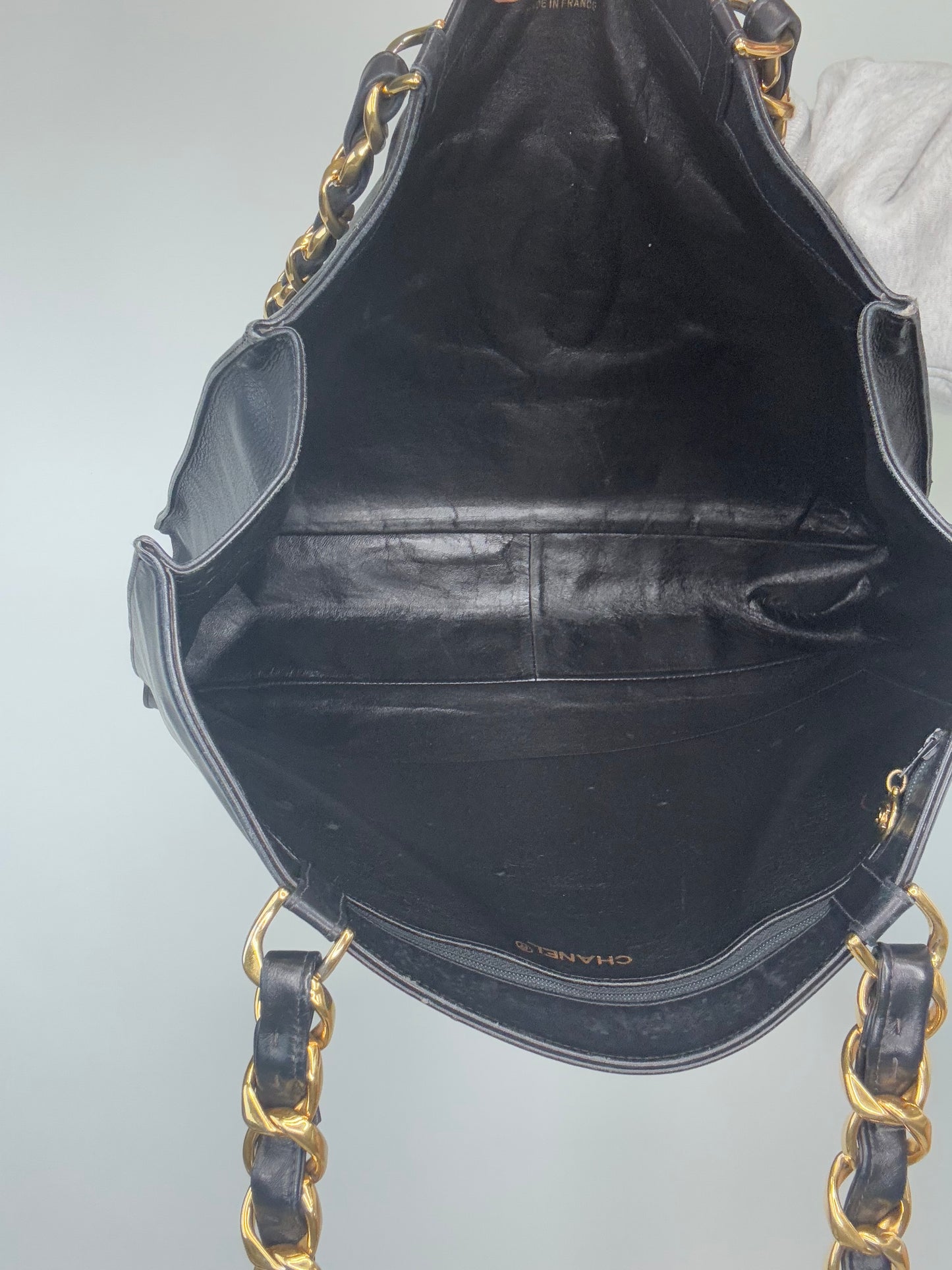 Chanel Deca Chunky Chain Tote