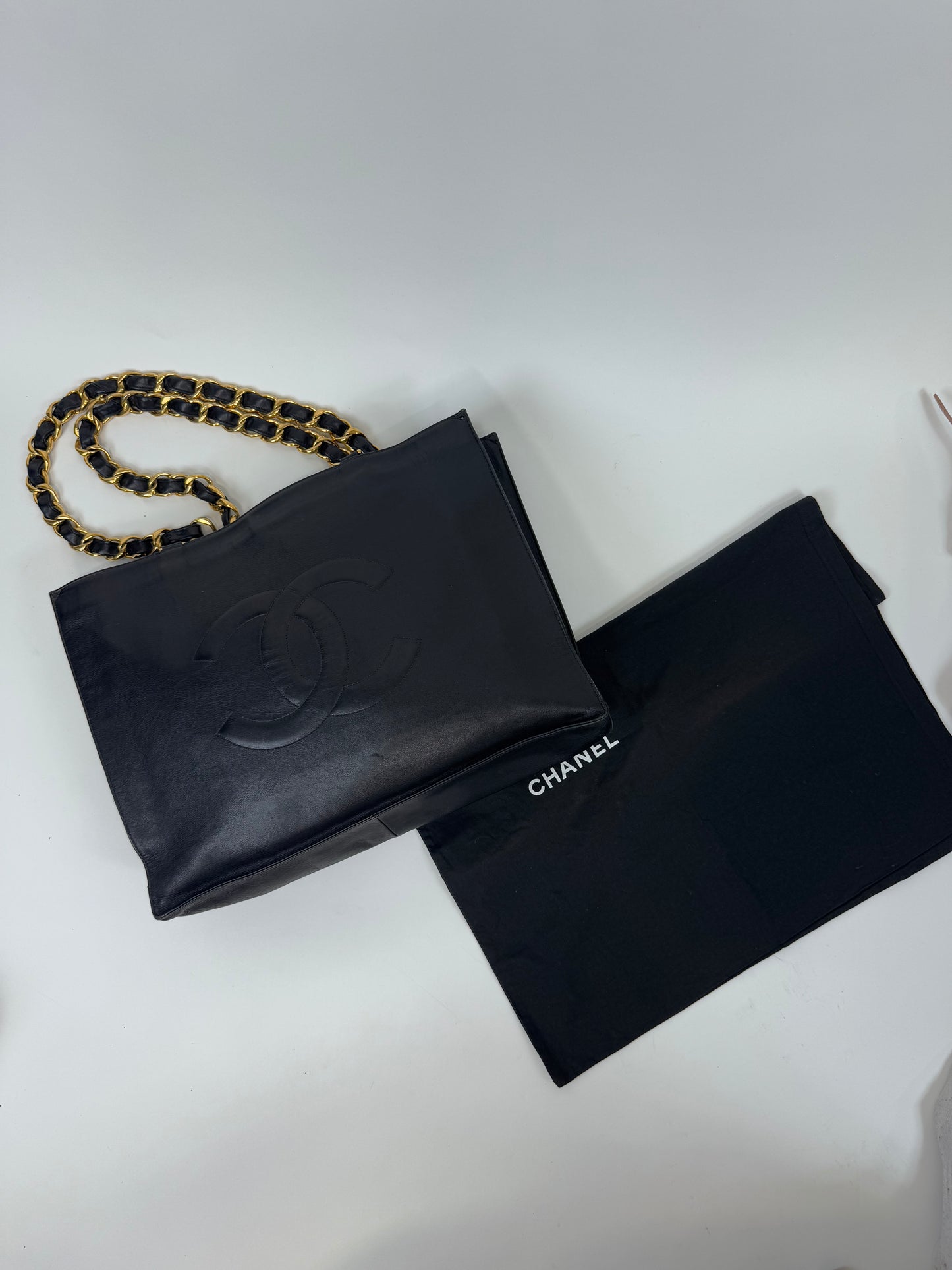 Chanel Deca Chunky Chain Tote