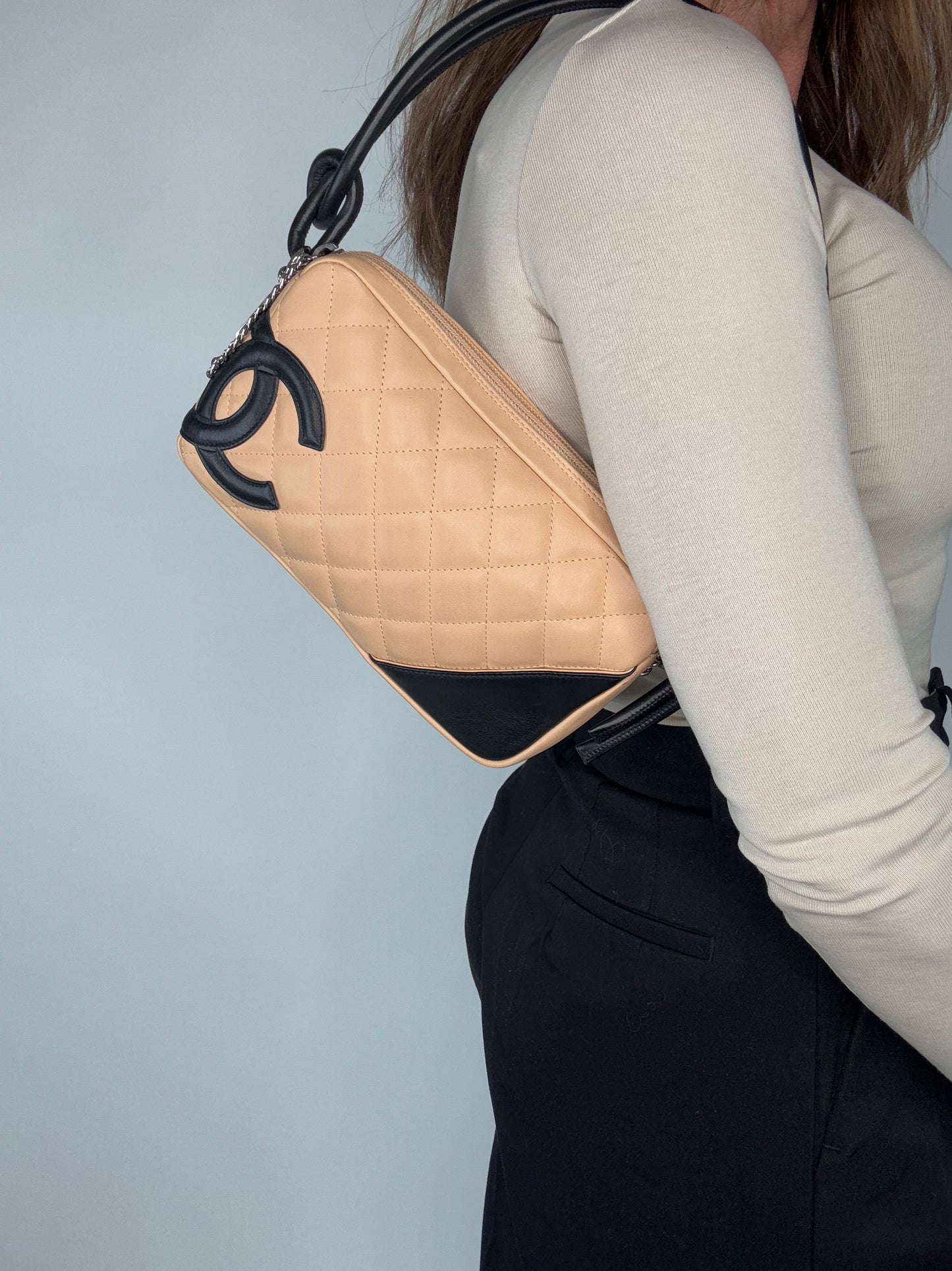 Chanel Cambon COCO mark Pochette Shoulder Bag