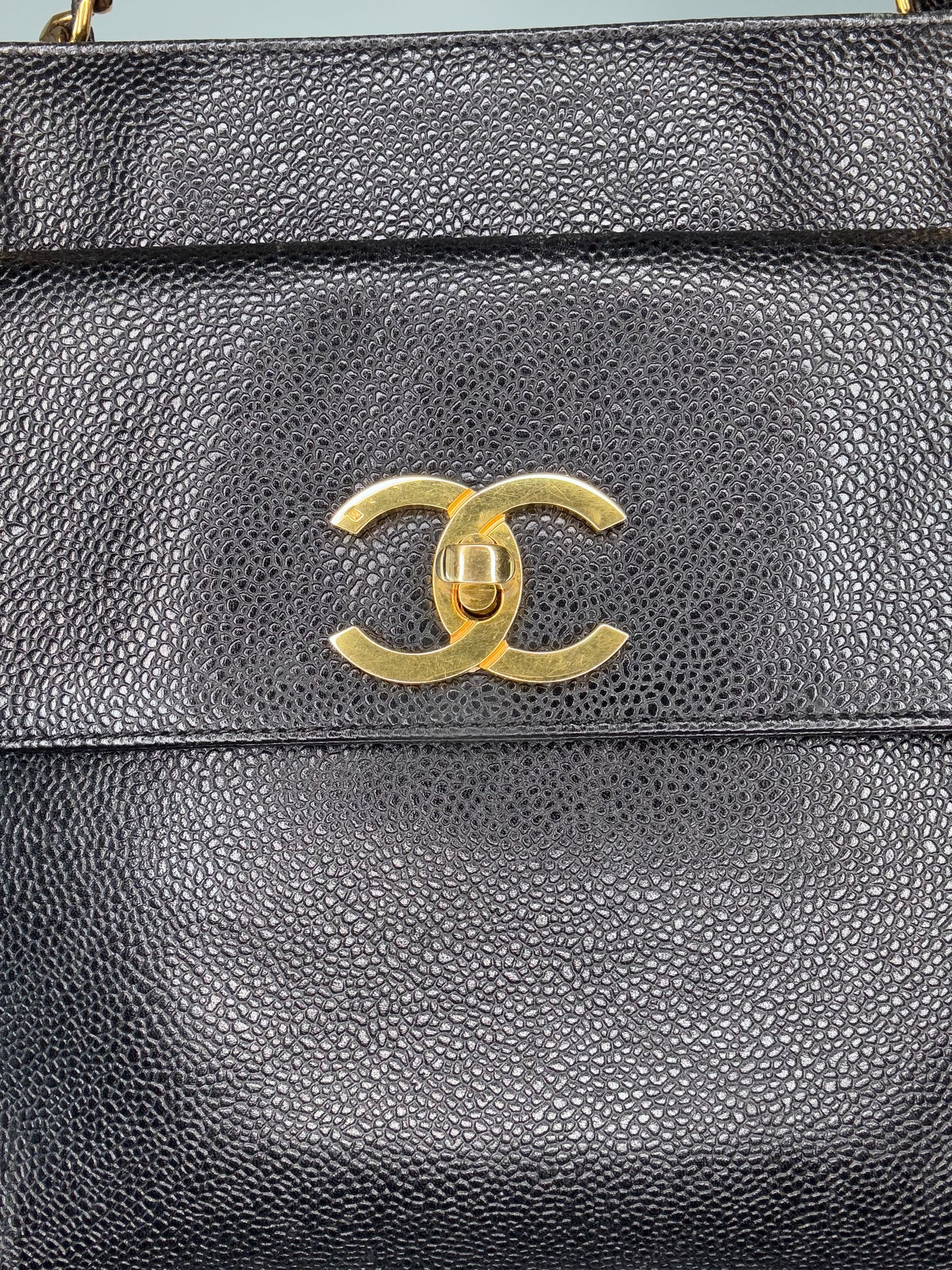 Chanel Caviar Vintage Two Sided Tote