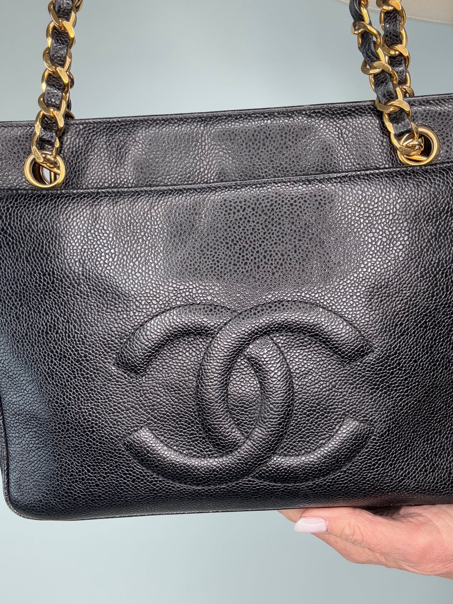 Chanel Caviar Vintage Two Sided Tote