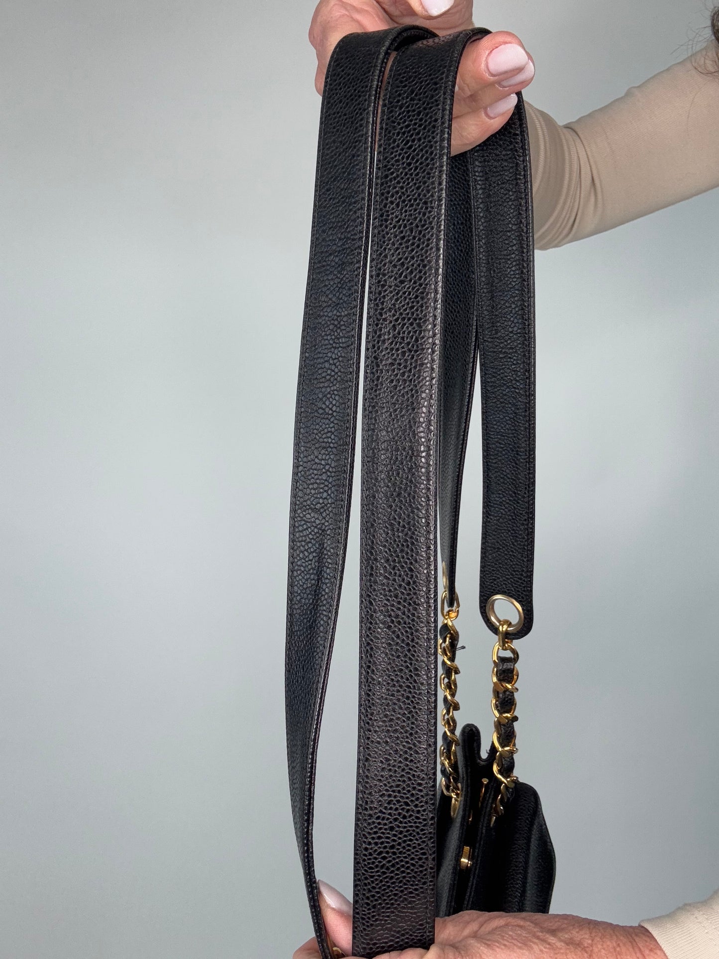 Chanel Caviar Vintage Two Sided Tote