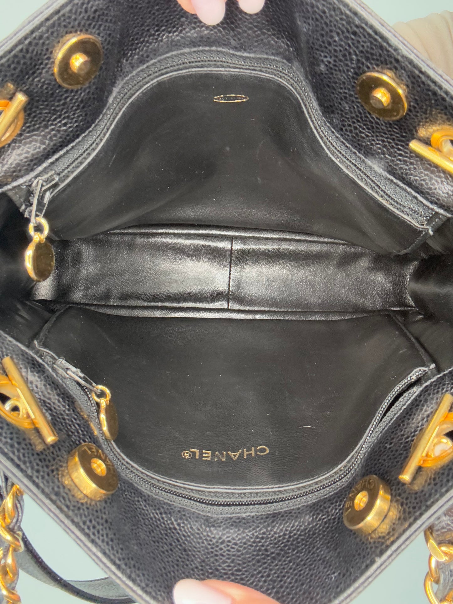 Chanel Caviar Vintage Two Sided Tote