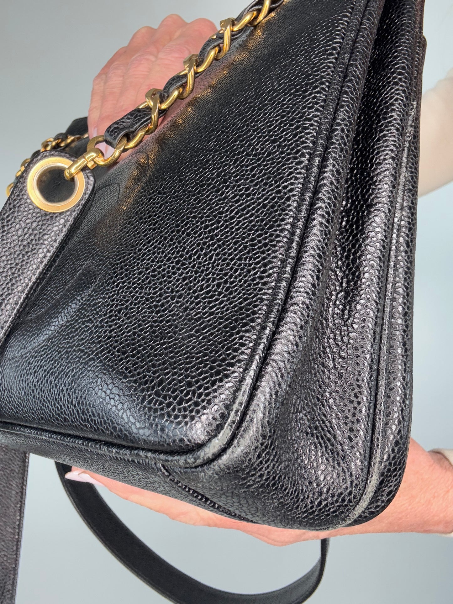 Chanel Caviar Vintage Two Sided Tote