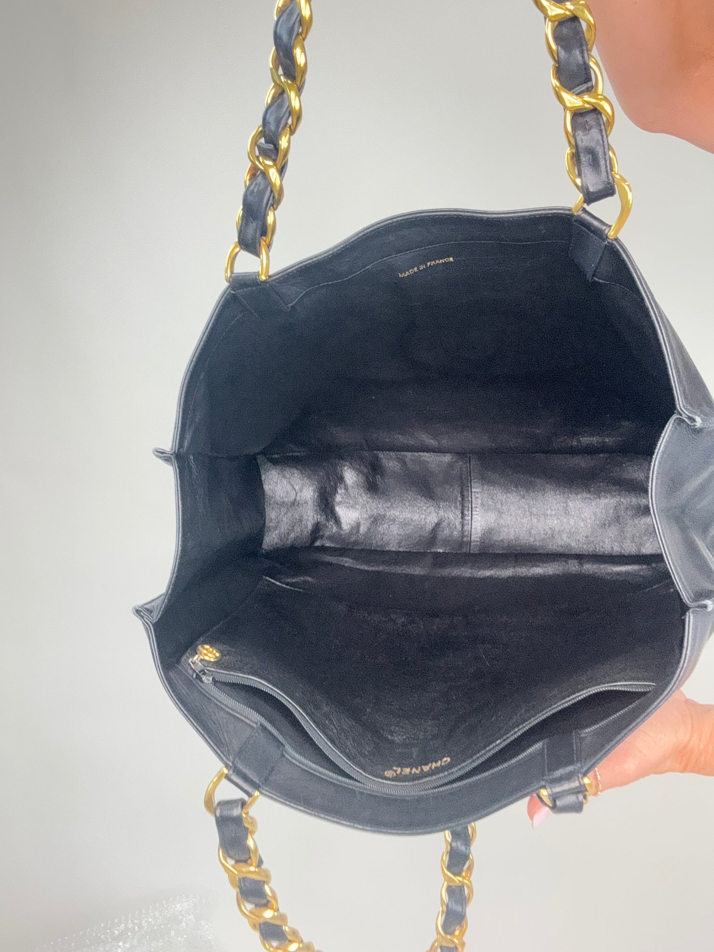 Chanel Vintage Deca Chunky Chain Tote