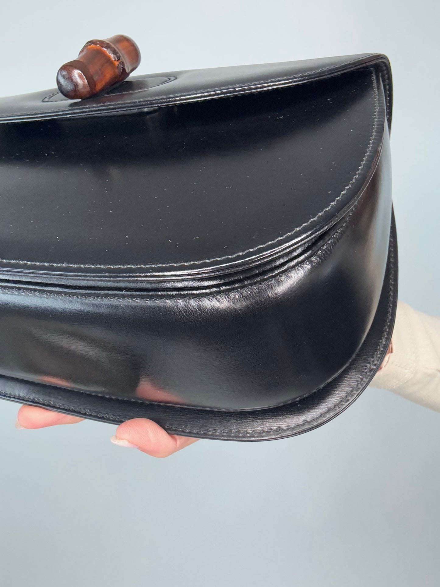 Gucci 1947 Vintage Bamboo Two Way Bag