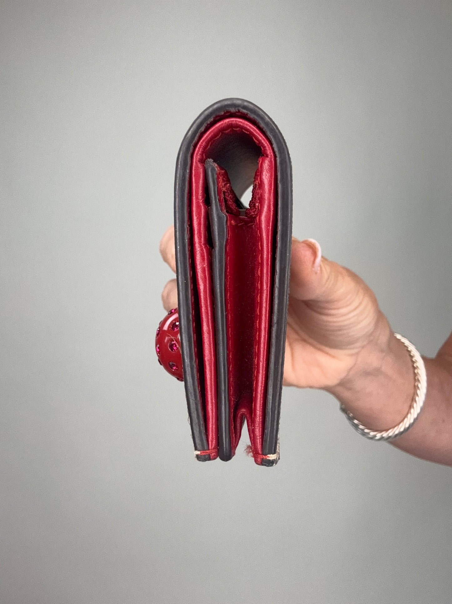 Gucci GG Monogram Cherry Wallet