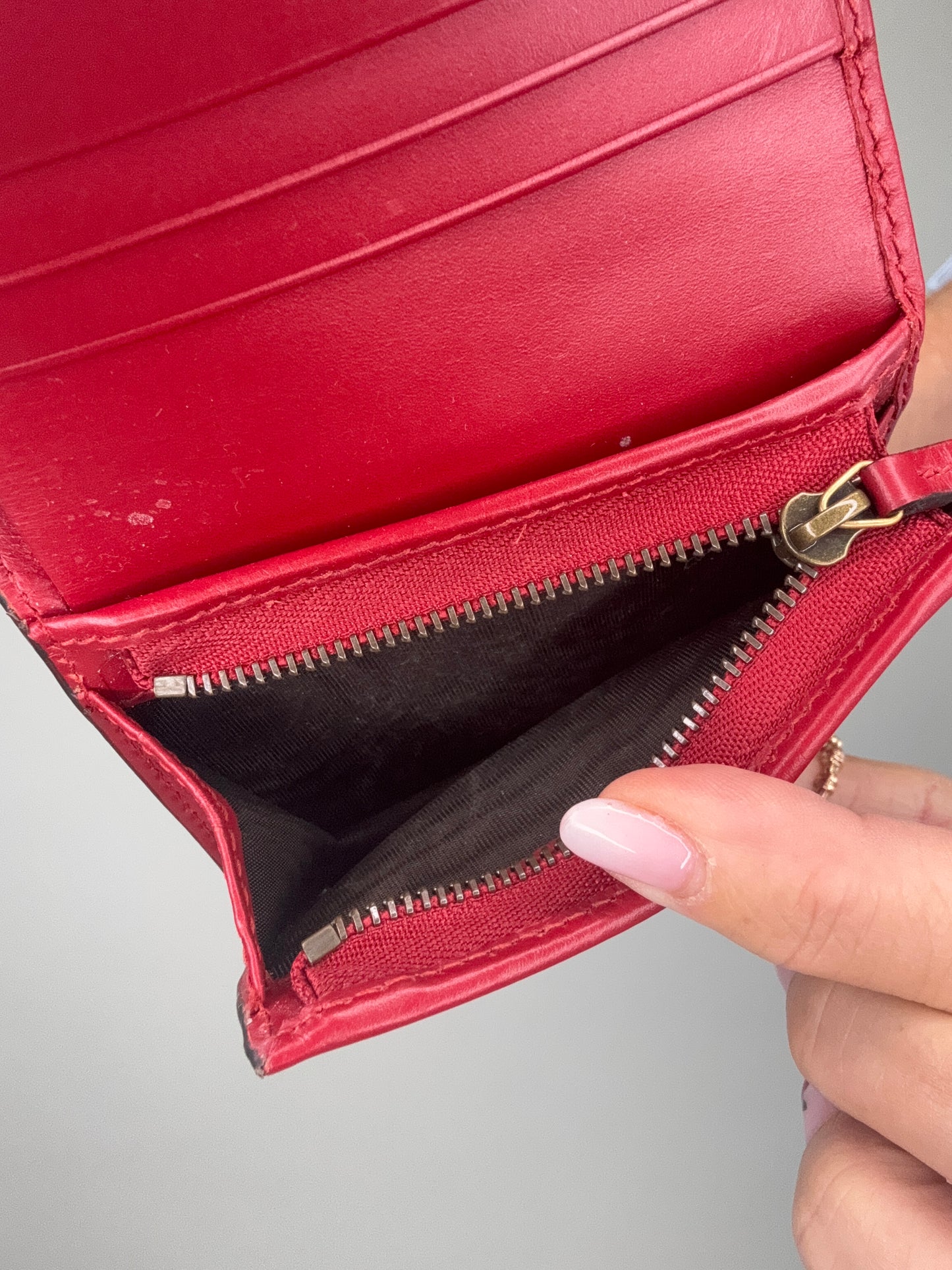 Gucci GG Monogram Cherry Wallet