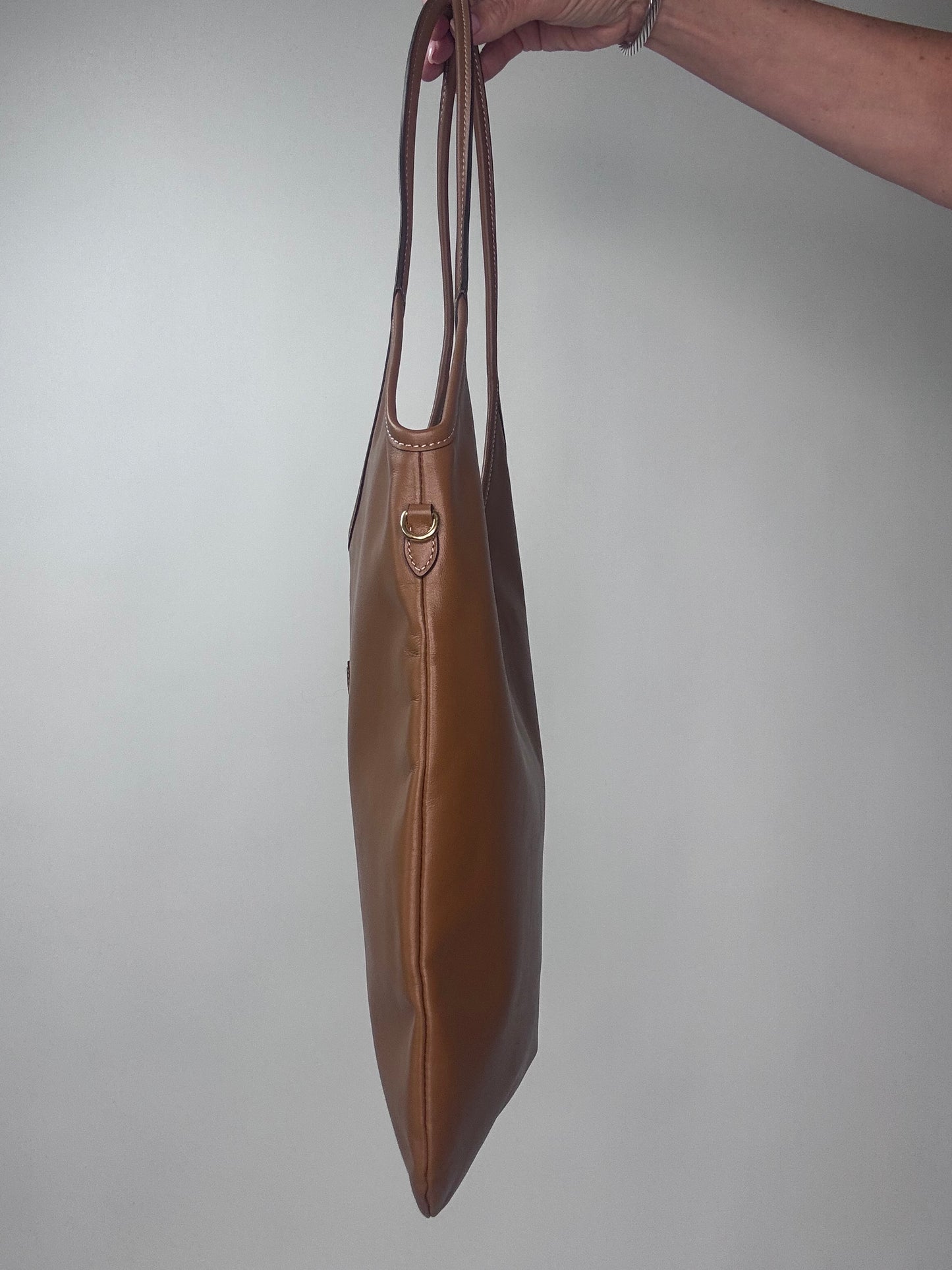 Miu Miu IVY Carmel Leather Tote Bag