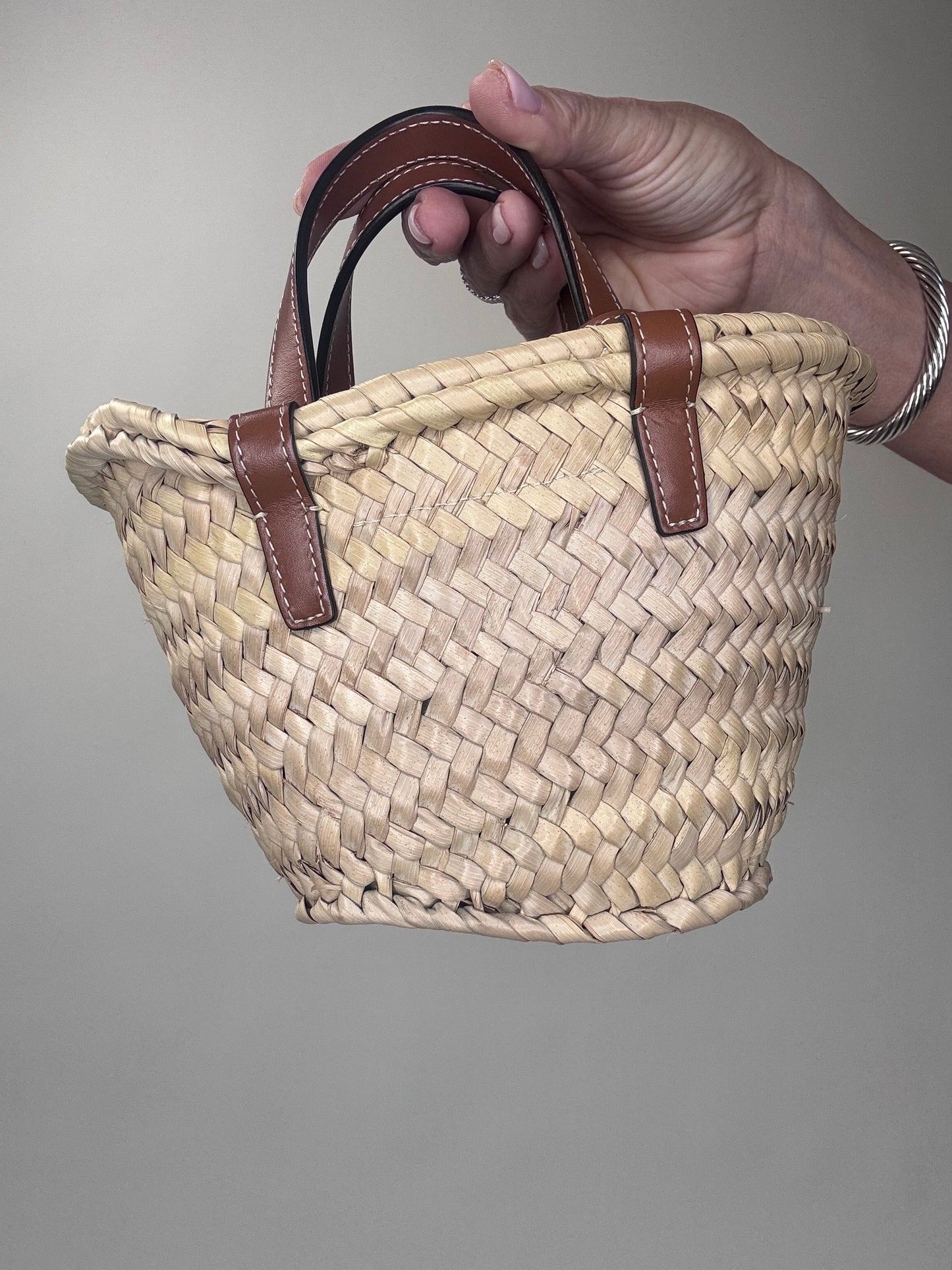 Celine Triomphe Palm Branch Mini Tote
