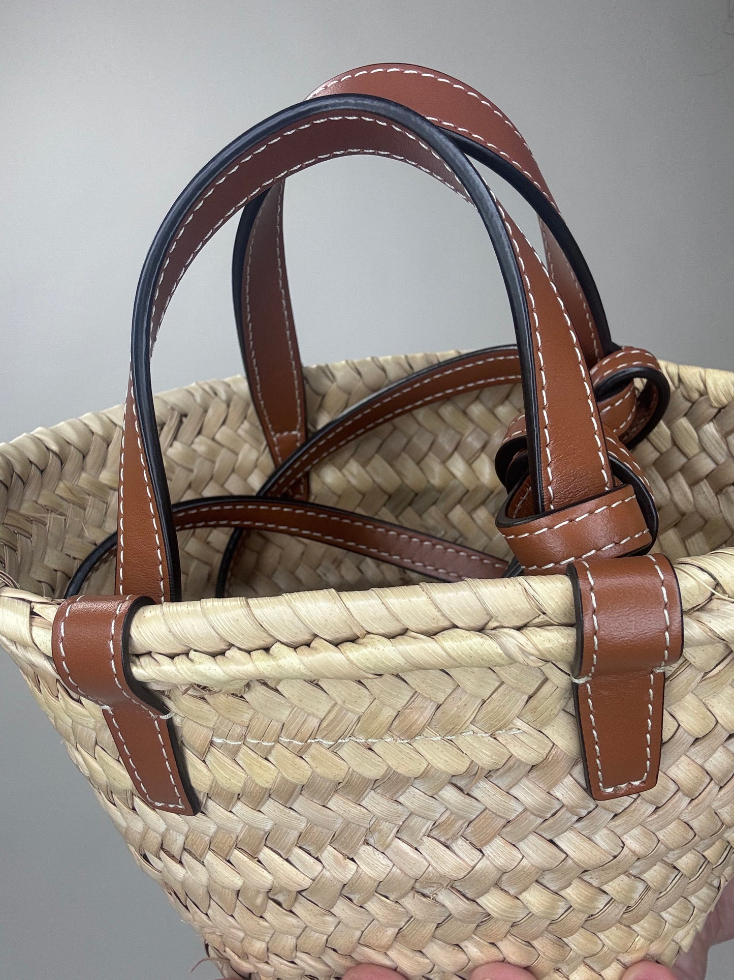Celine Triomphe Palm Branch Mini Tote