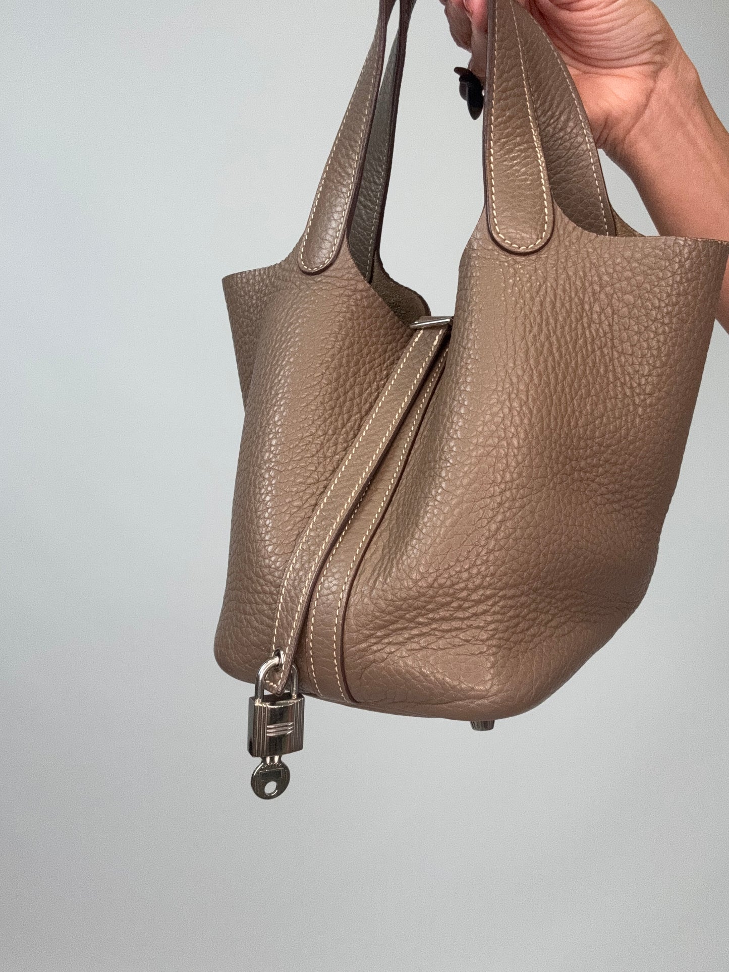 Hermès Picotin Lock 18 Etoupe Taurillon Clemence