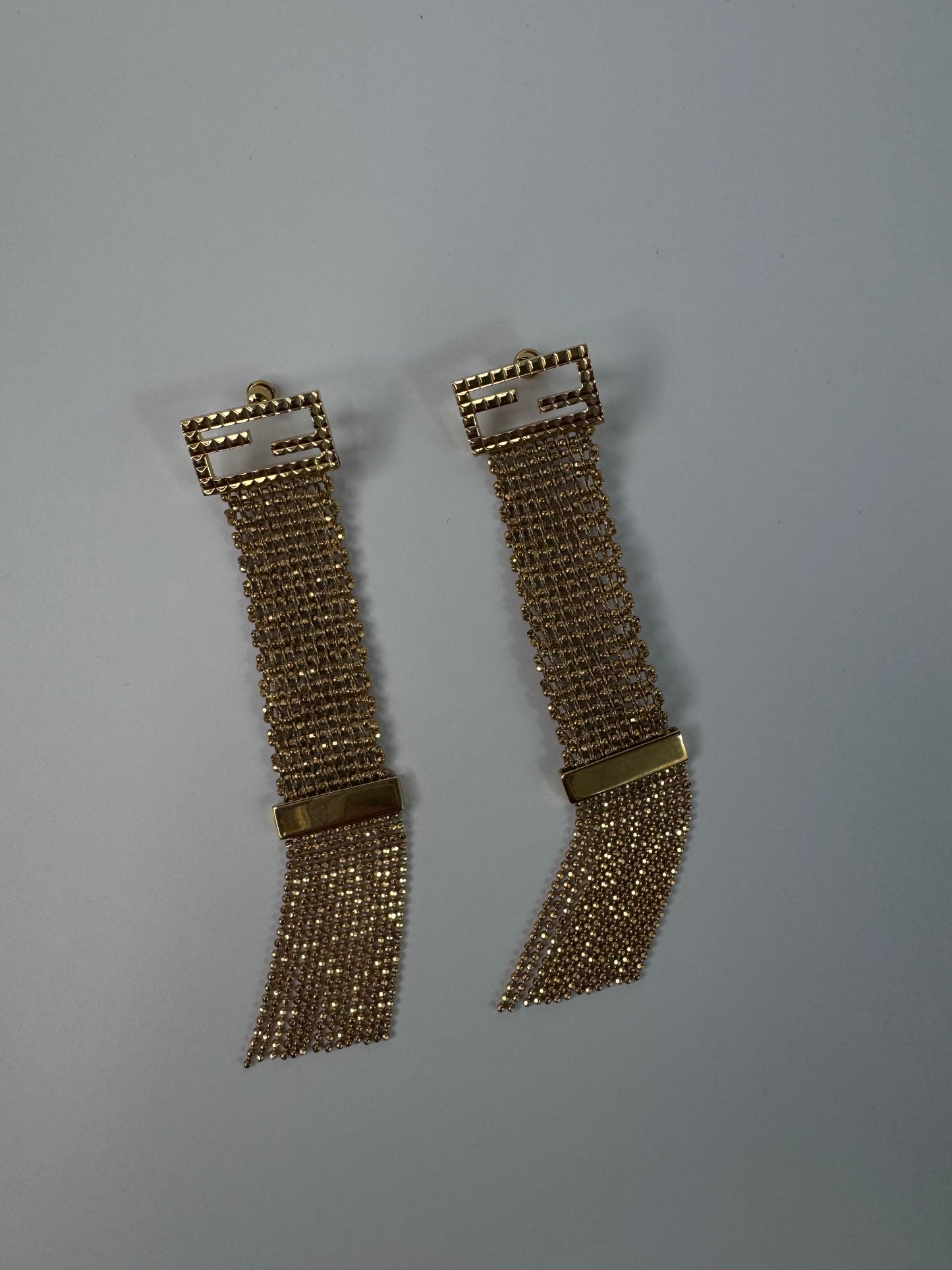 Fendi Rare Vintage Swing Earrings