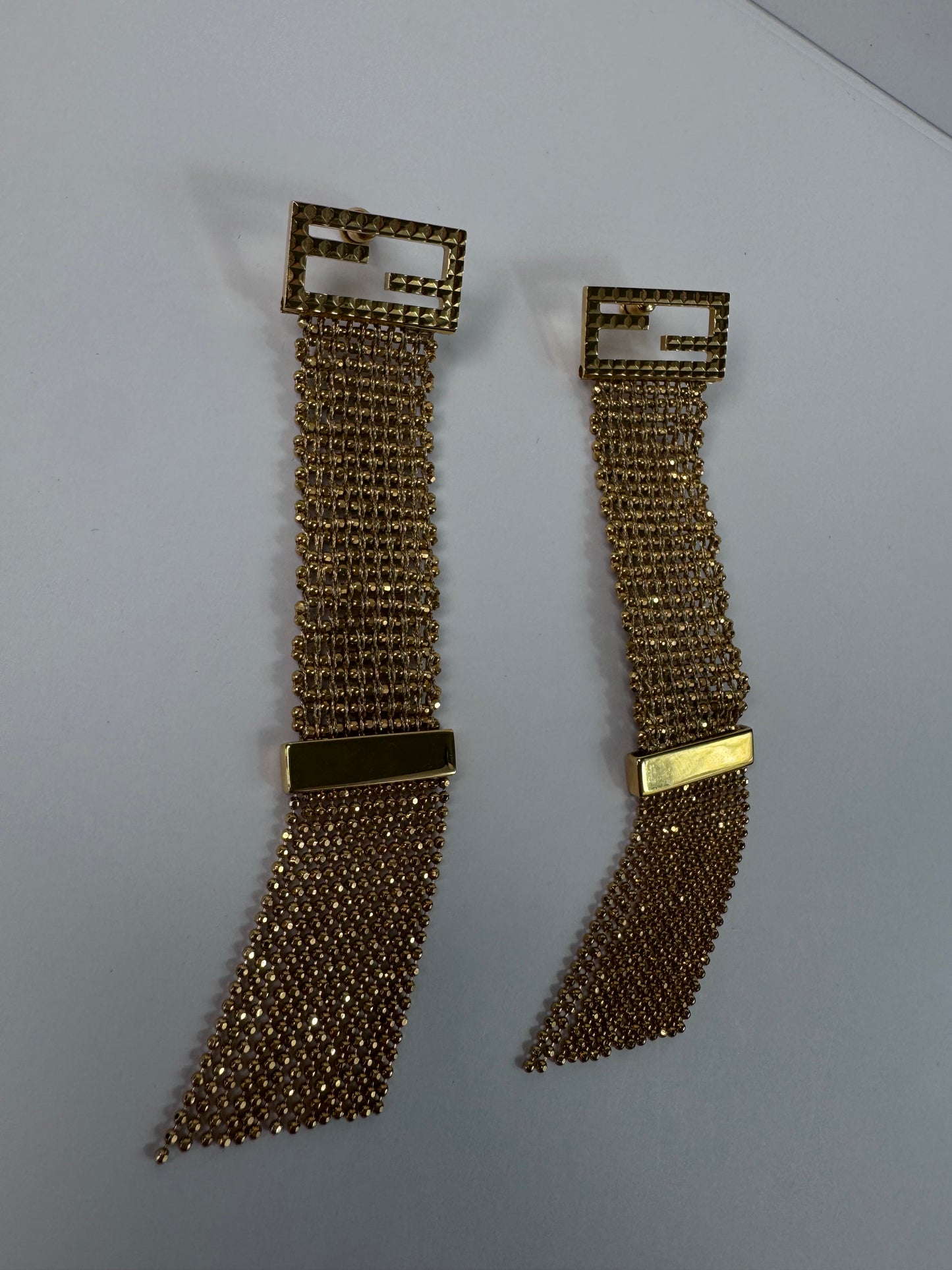 Fendi Rare Vintage Swing Earrings