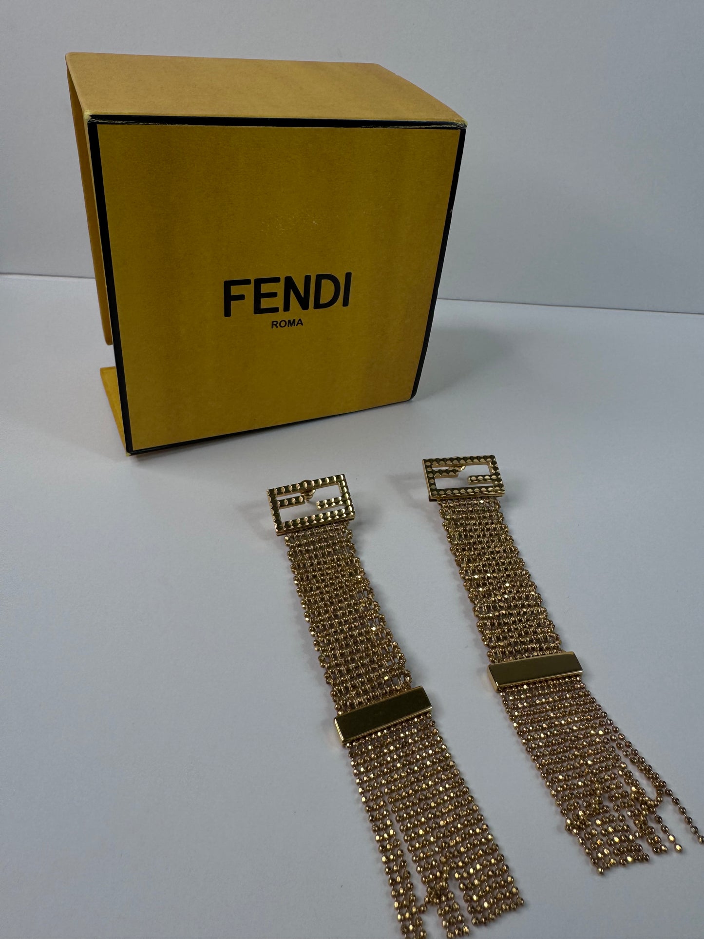Fendi Rare Vintage Swing Earrings