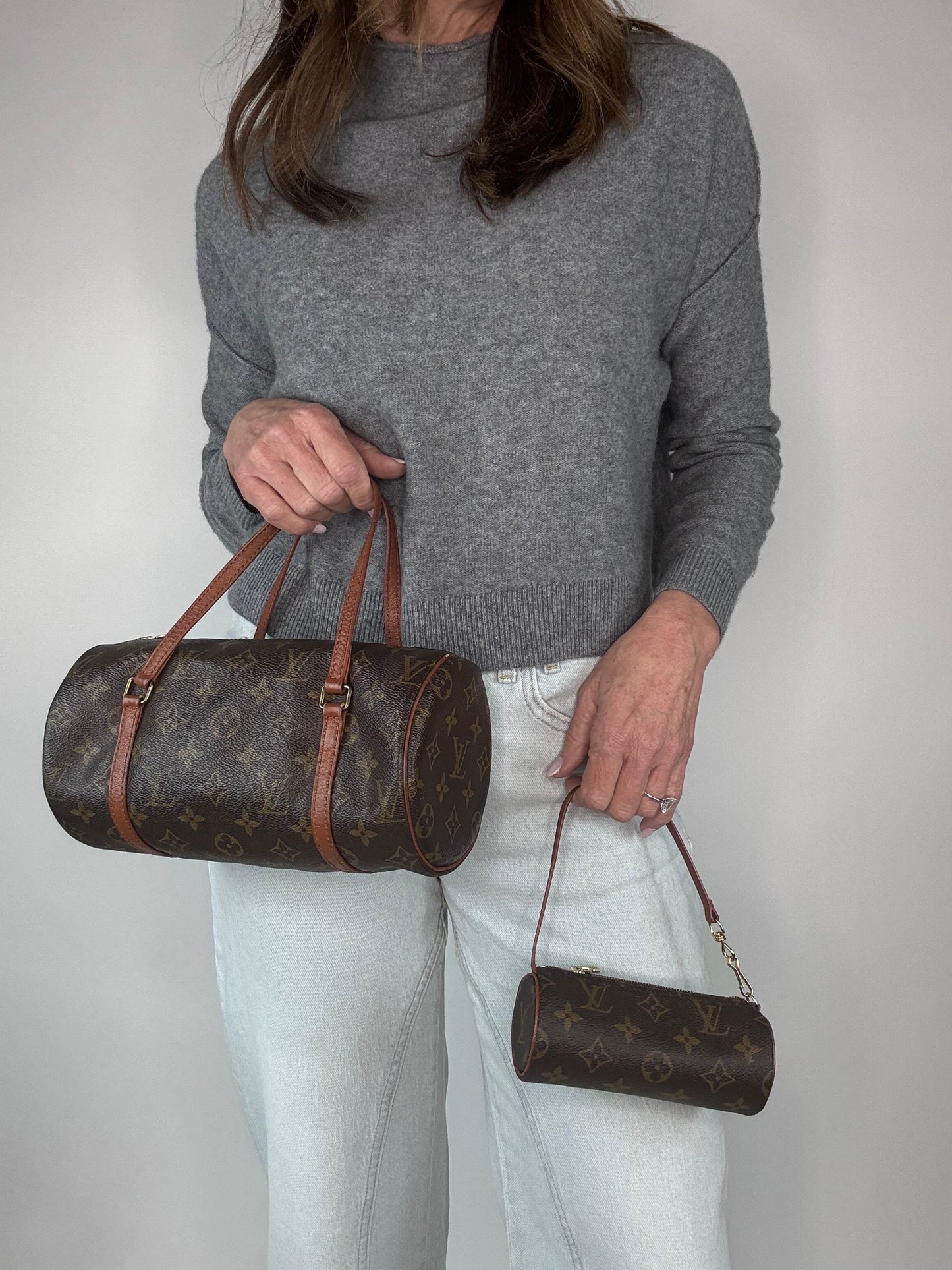 Louis Vuitton Papillon 26 Monogram With Baby Bag