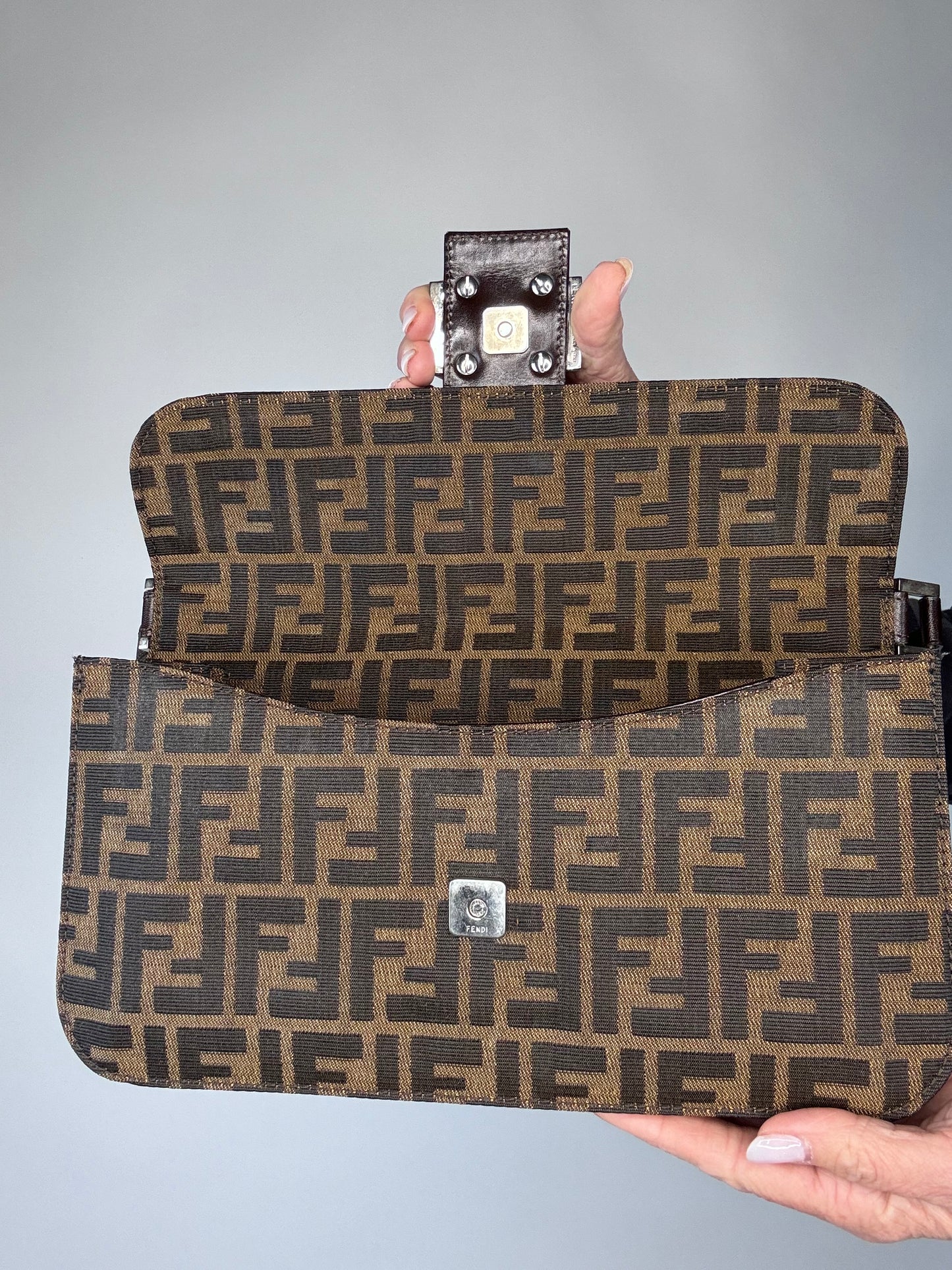 Fendi Zucca Vintage Mama Baguette