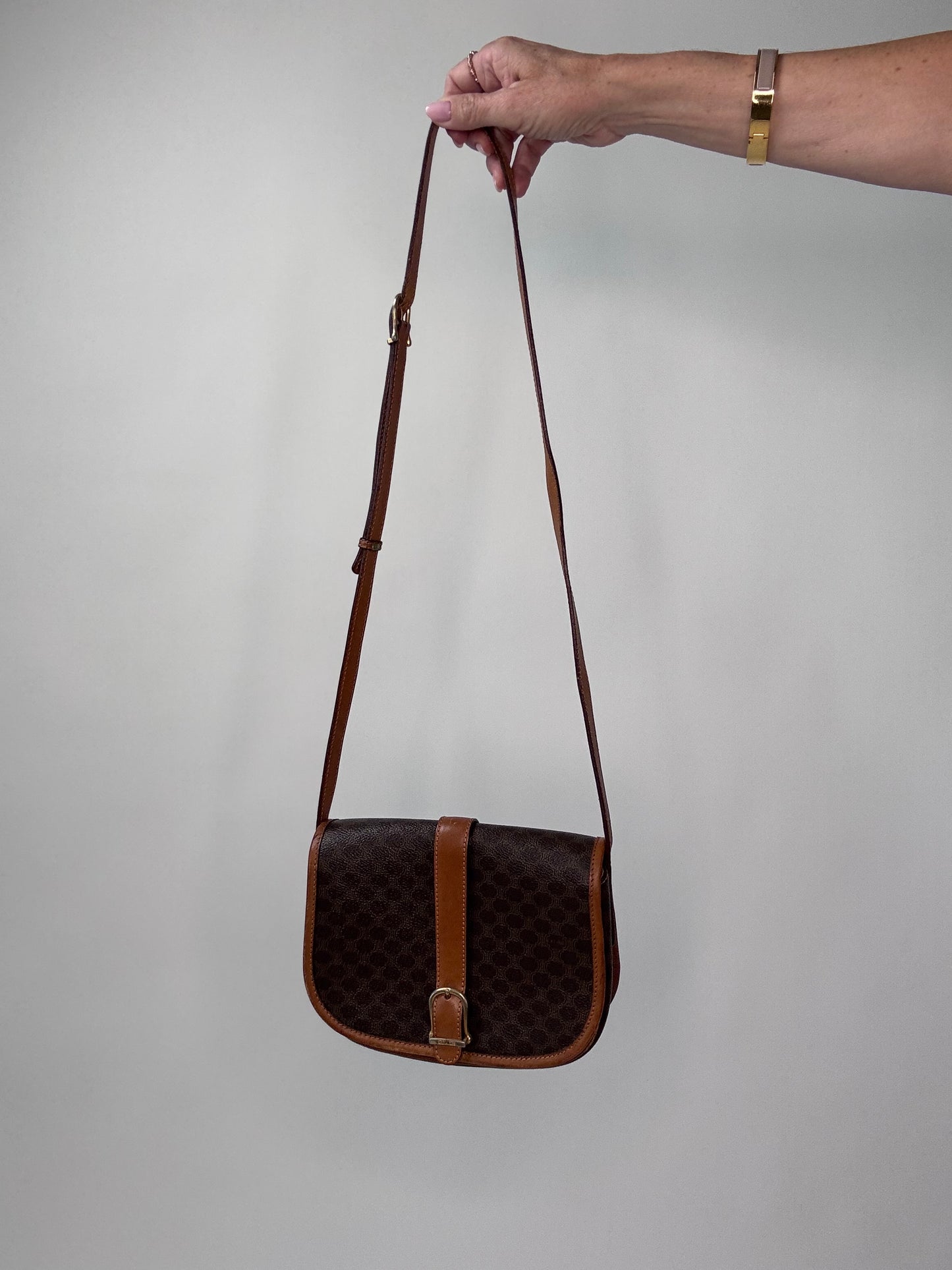 Celine Vintage Macadam Crossbody Bag