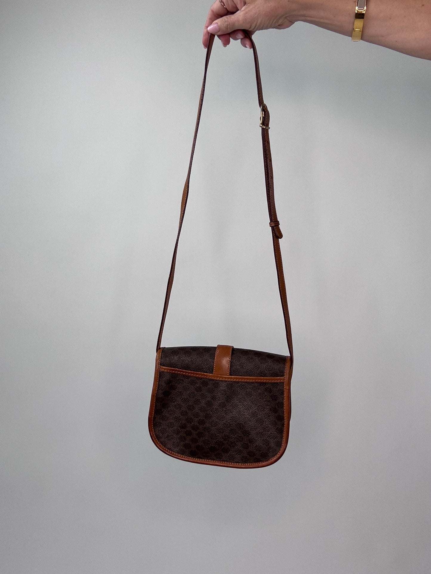 Celine Vintage Macadam Crossbody Bag