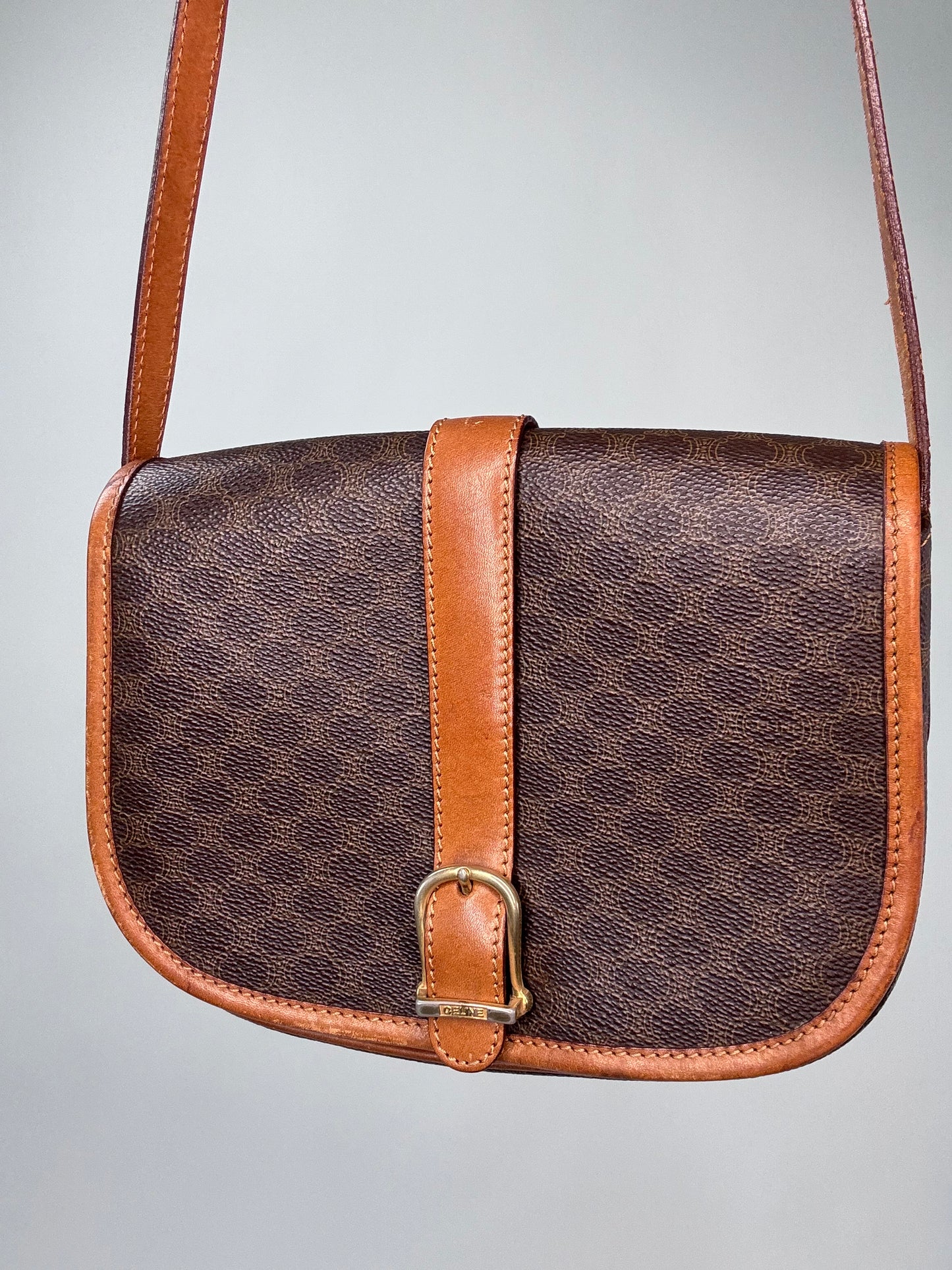 Celine Vintage Macadam Crossbody Bag
