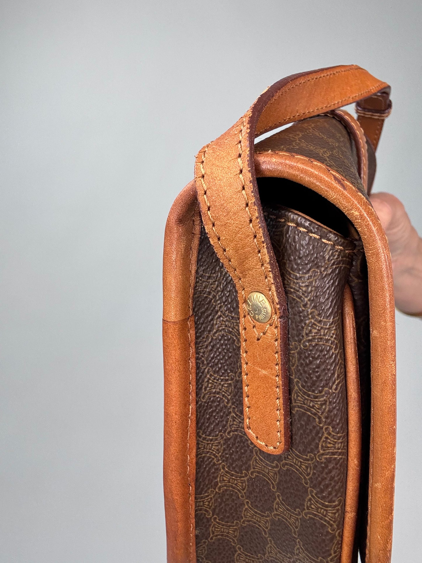 Celine Vintage Macadam Crossbody Bag