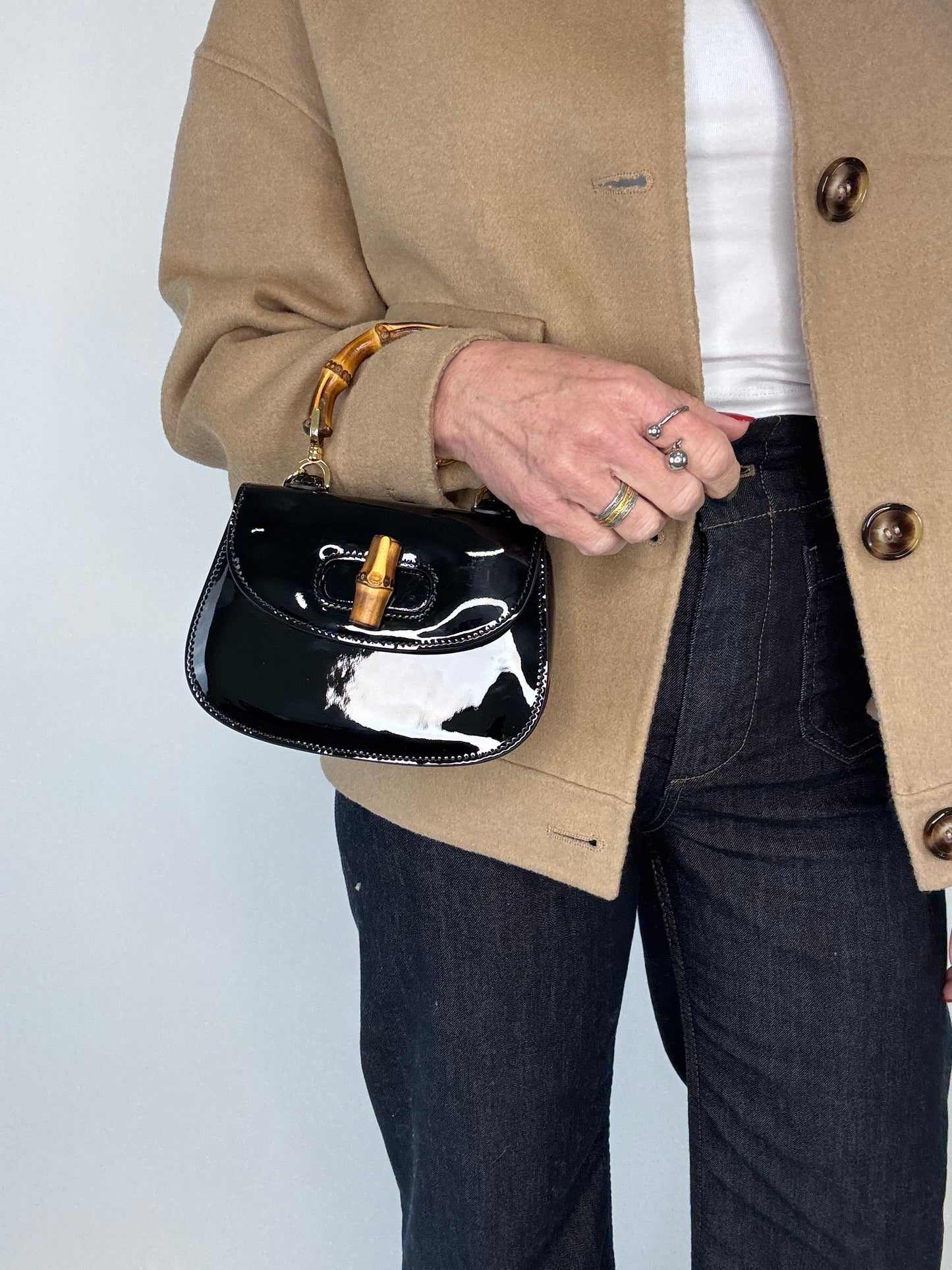Gucci Mini 1947 Two Way Crystal Strap