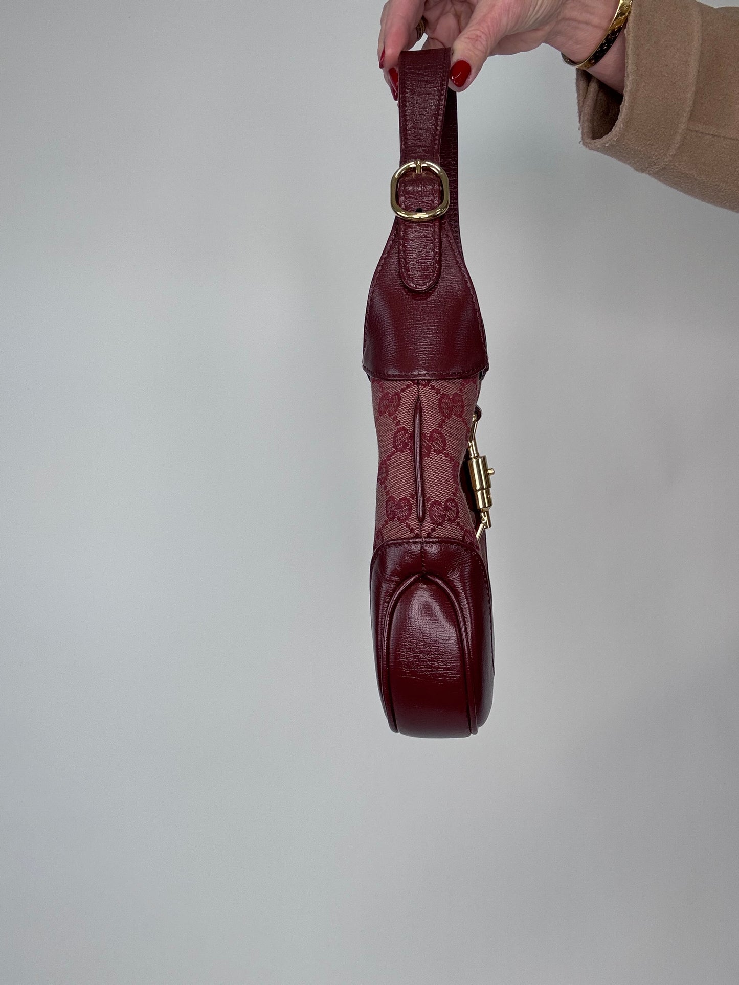 Gucci Jackie Small 1961 Two Way Bag Borbeaux