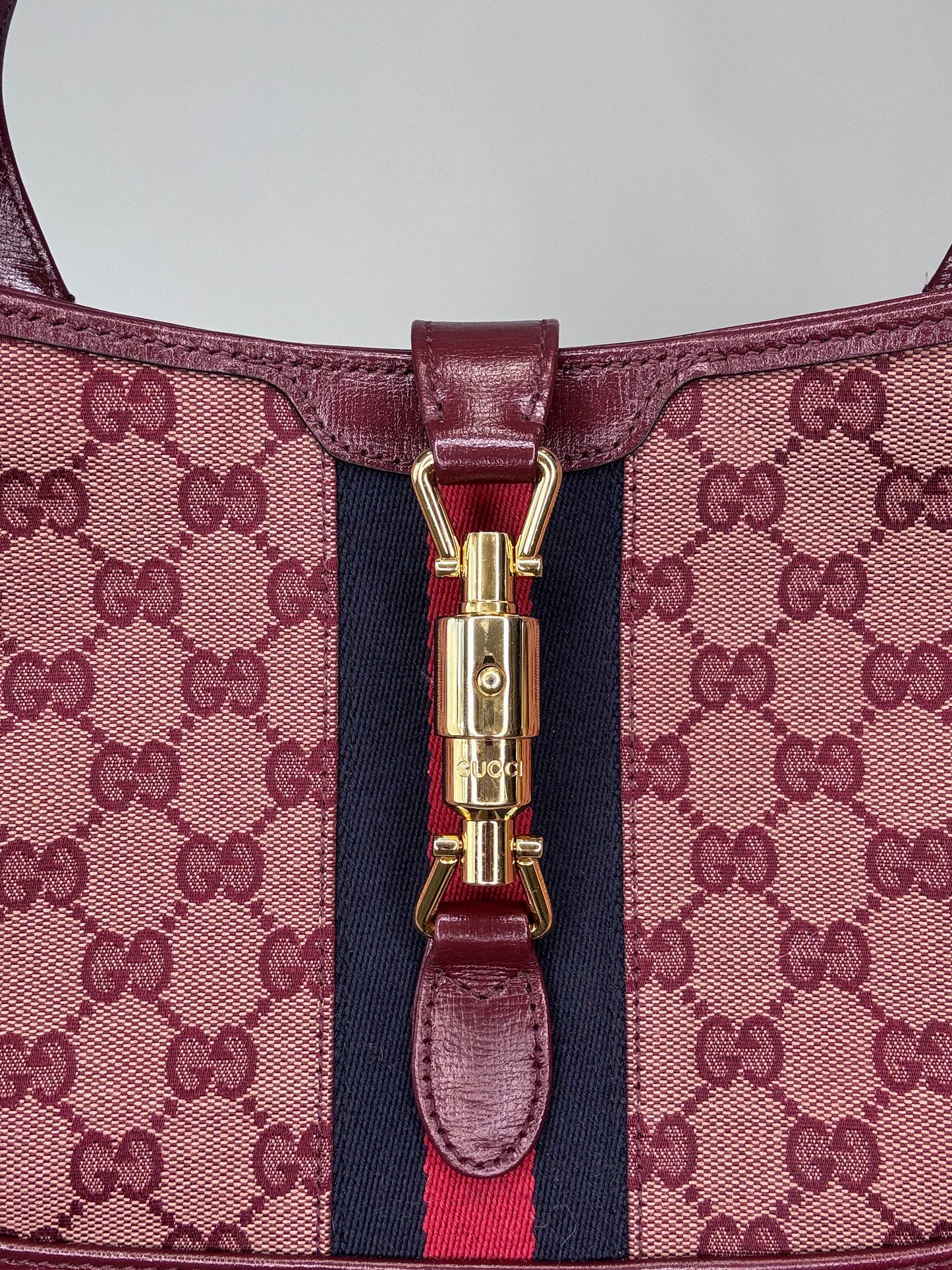Gucci Jackie Small 1961 Two Way Bag Borbeaux