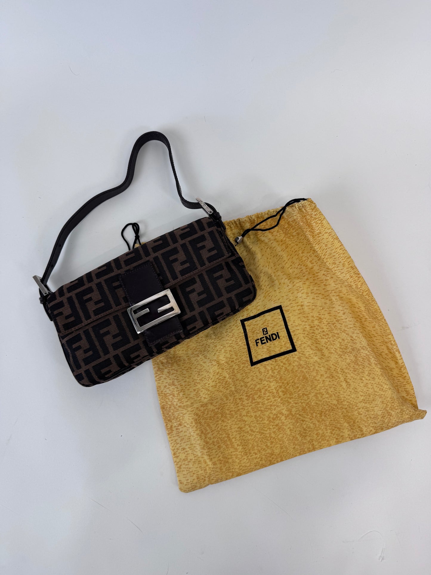Fendi Zucca Mama Baguette Bag