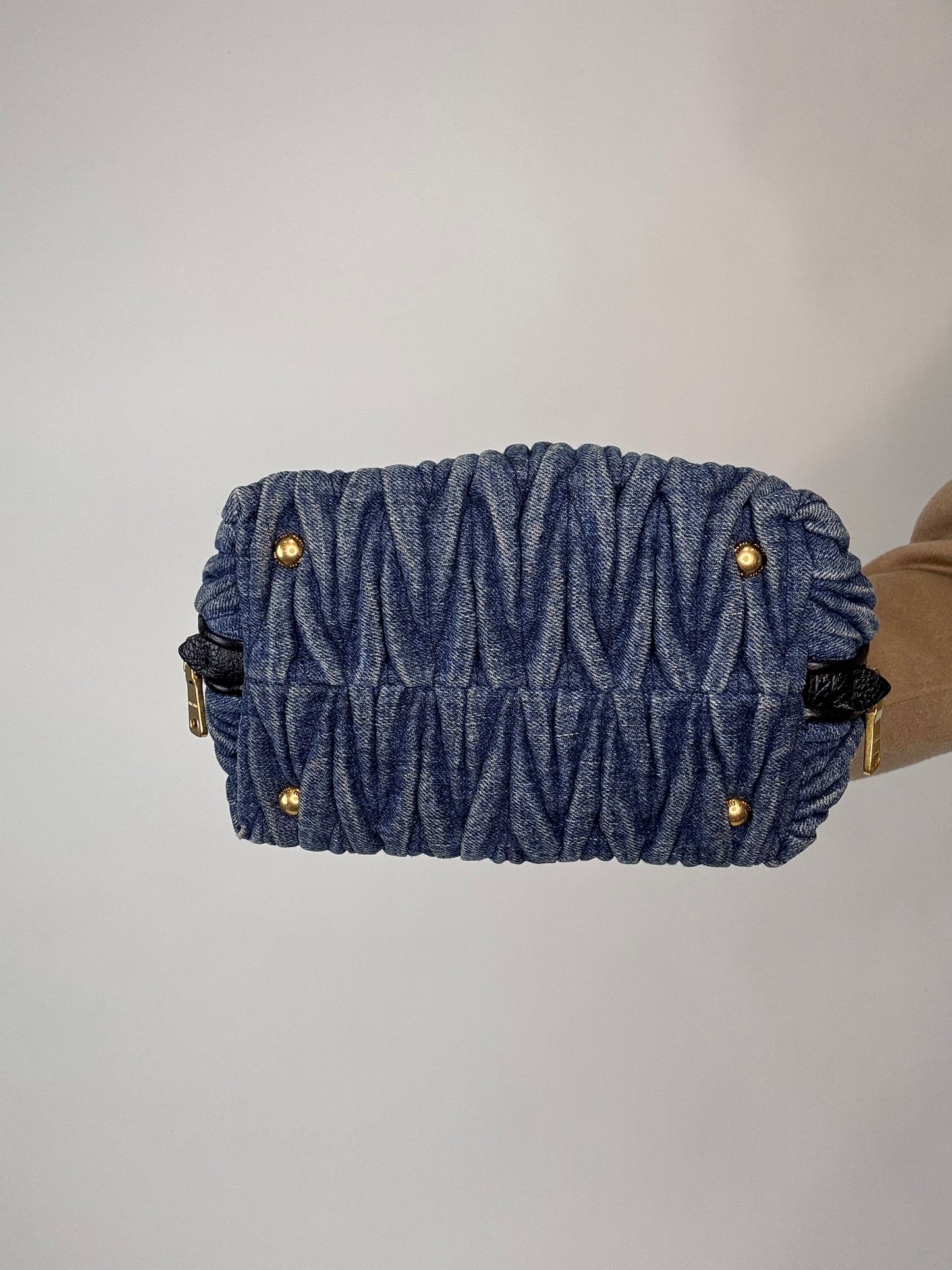 Miu Miu Denim Vintage Small Two Bag
