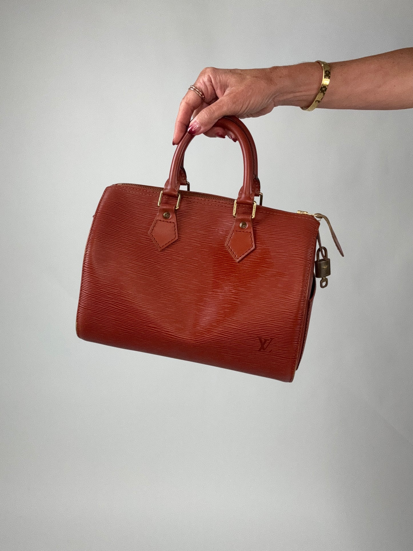 Louis Vuitton Speedy 25 Epi Kenyan Fawn -Vintage