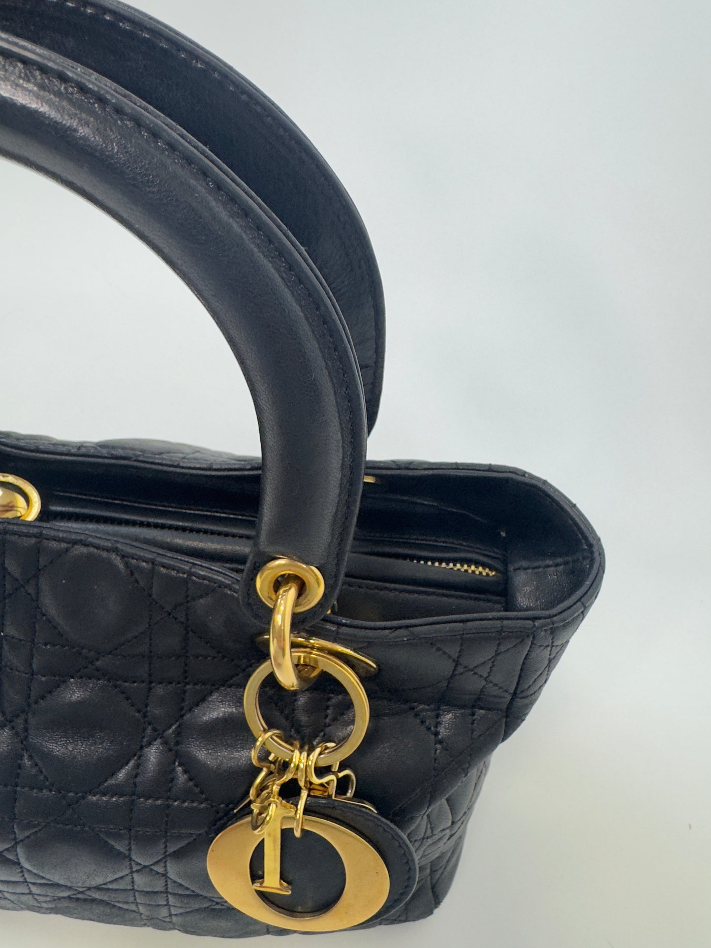 Medium lady Dior Cannage Bag