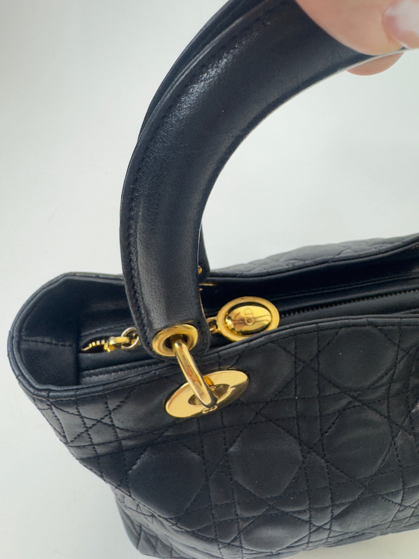 Medium lady Dior Cannage Bag