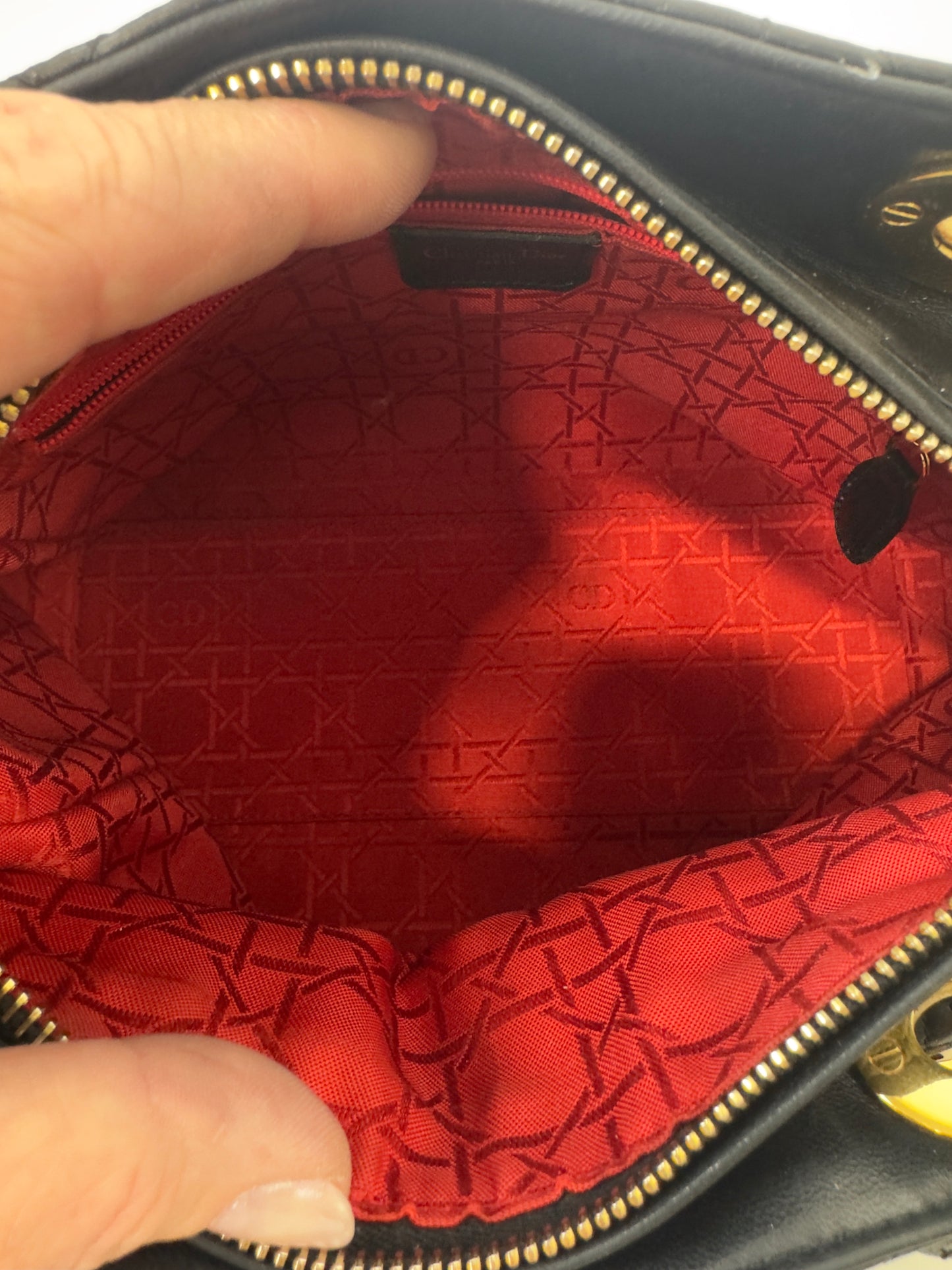 Medium lady Dior Cannage Bag